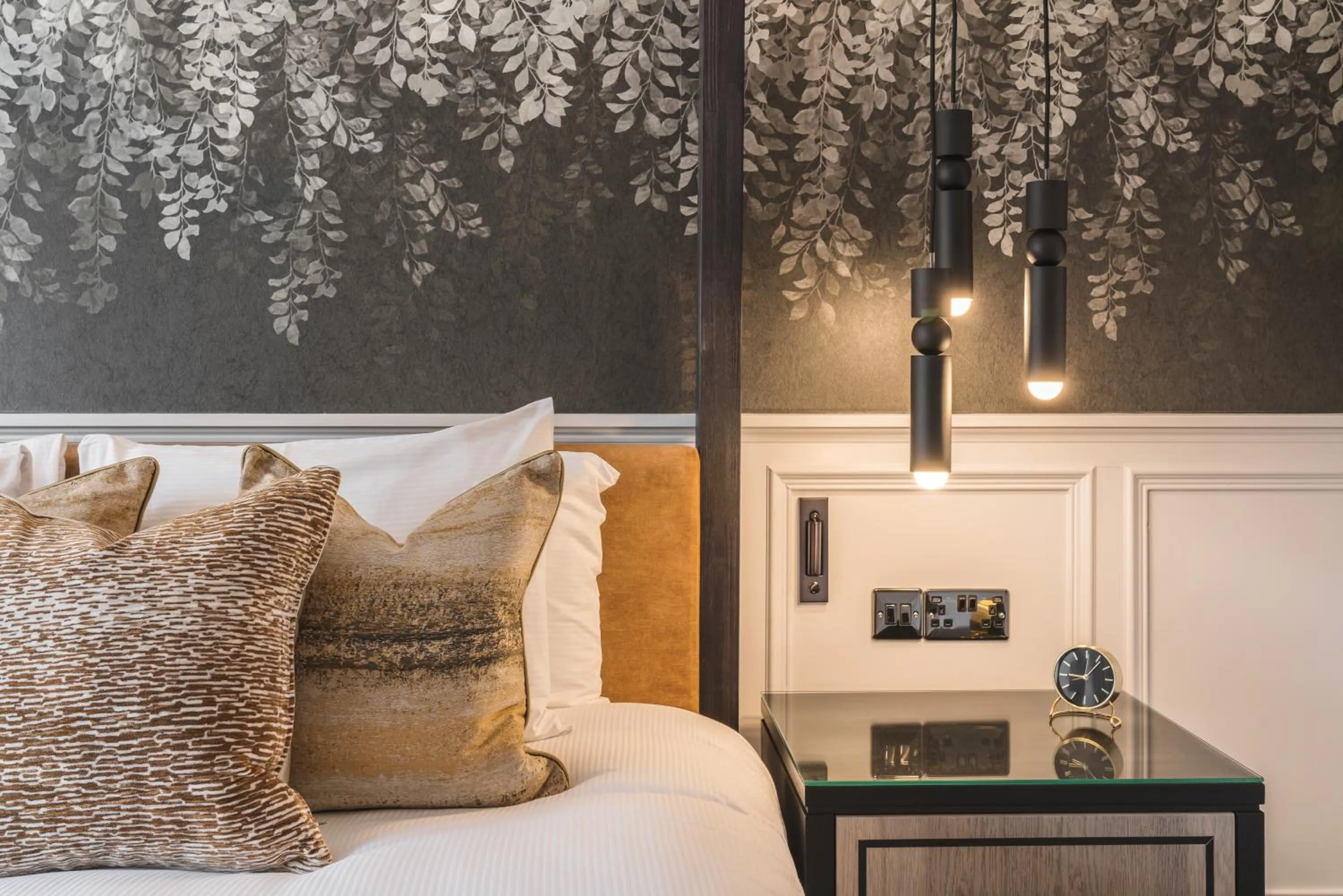 Bed in Dunkeld House Hotel