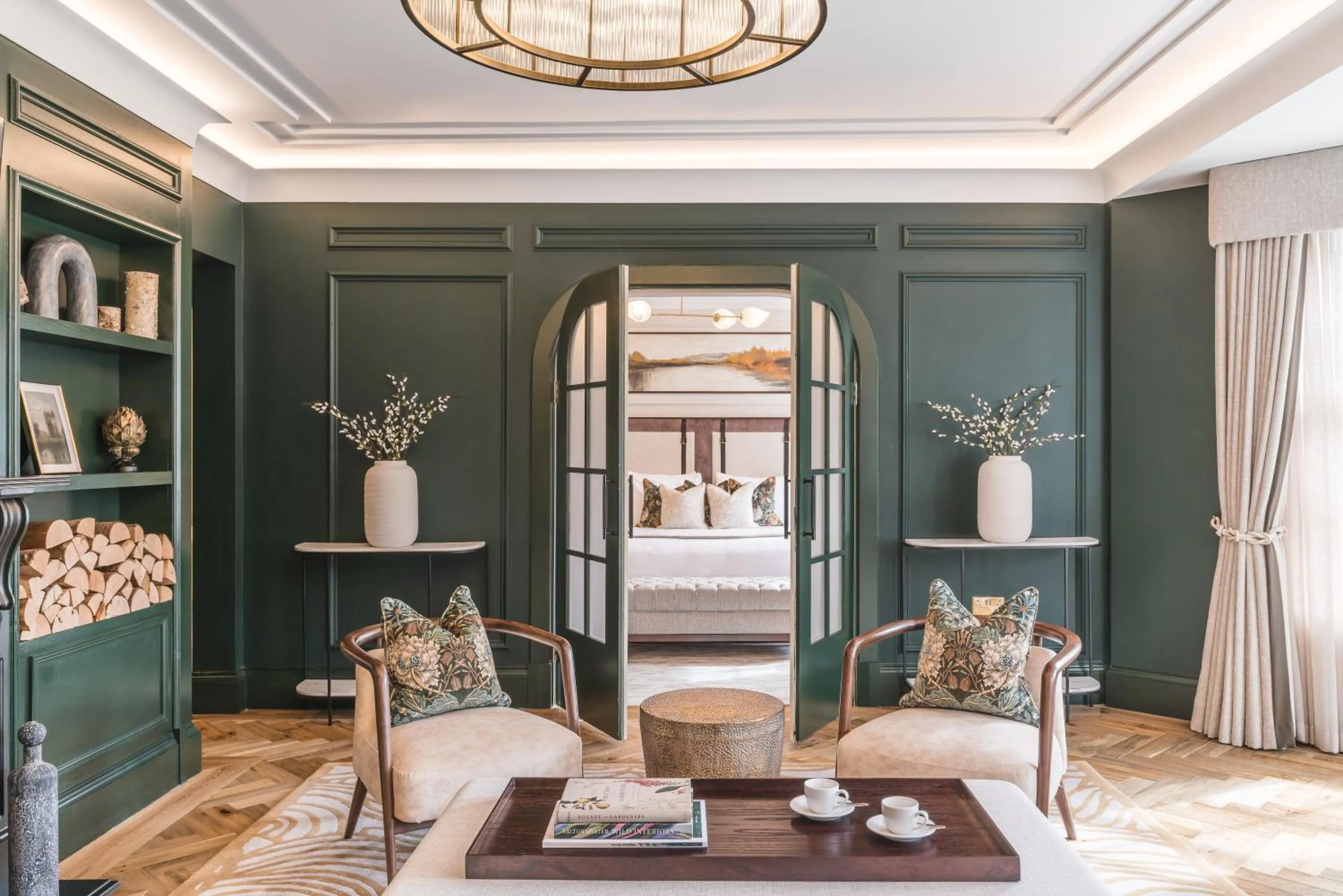 Bed in Dunkeld House Hotel