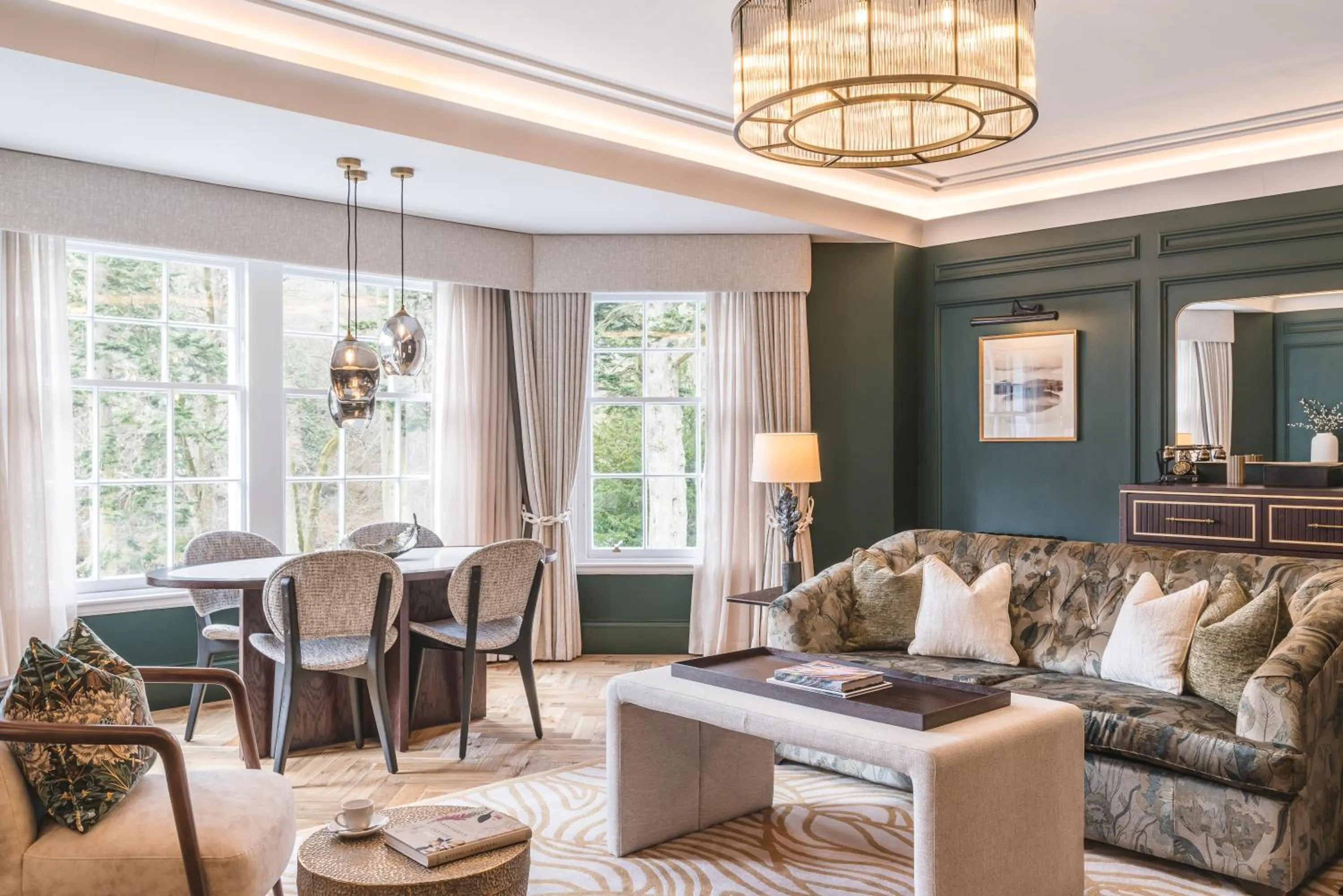 Living room in Dunkeld House Hotel