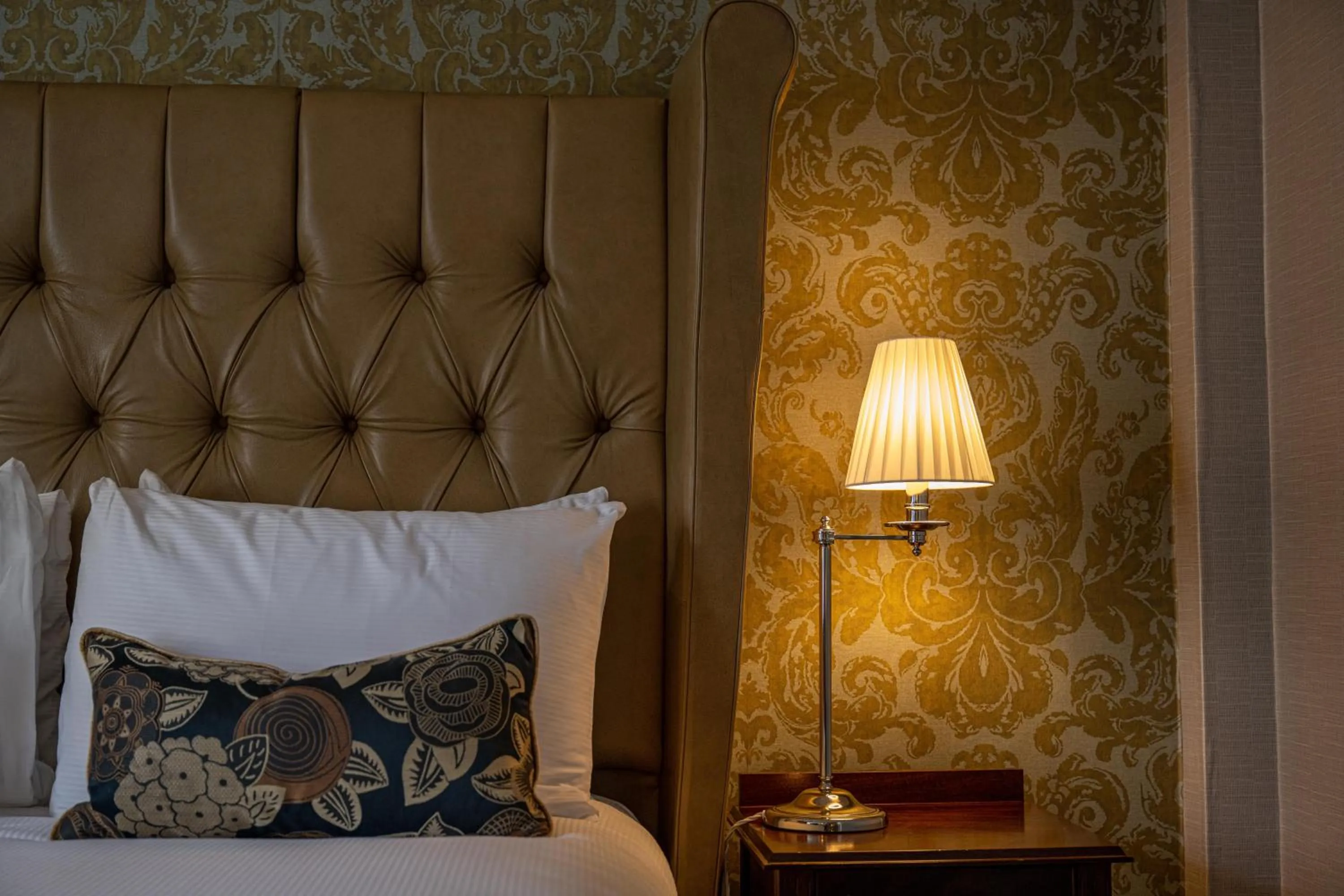 Bed in Dunkeld House Hotel