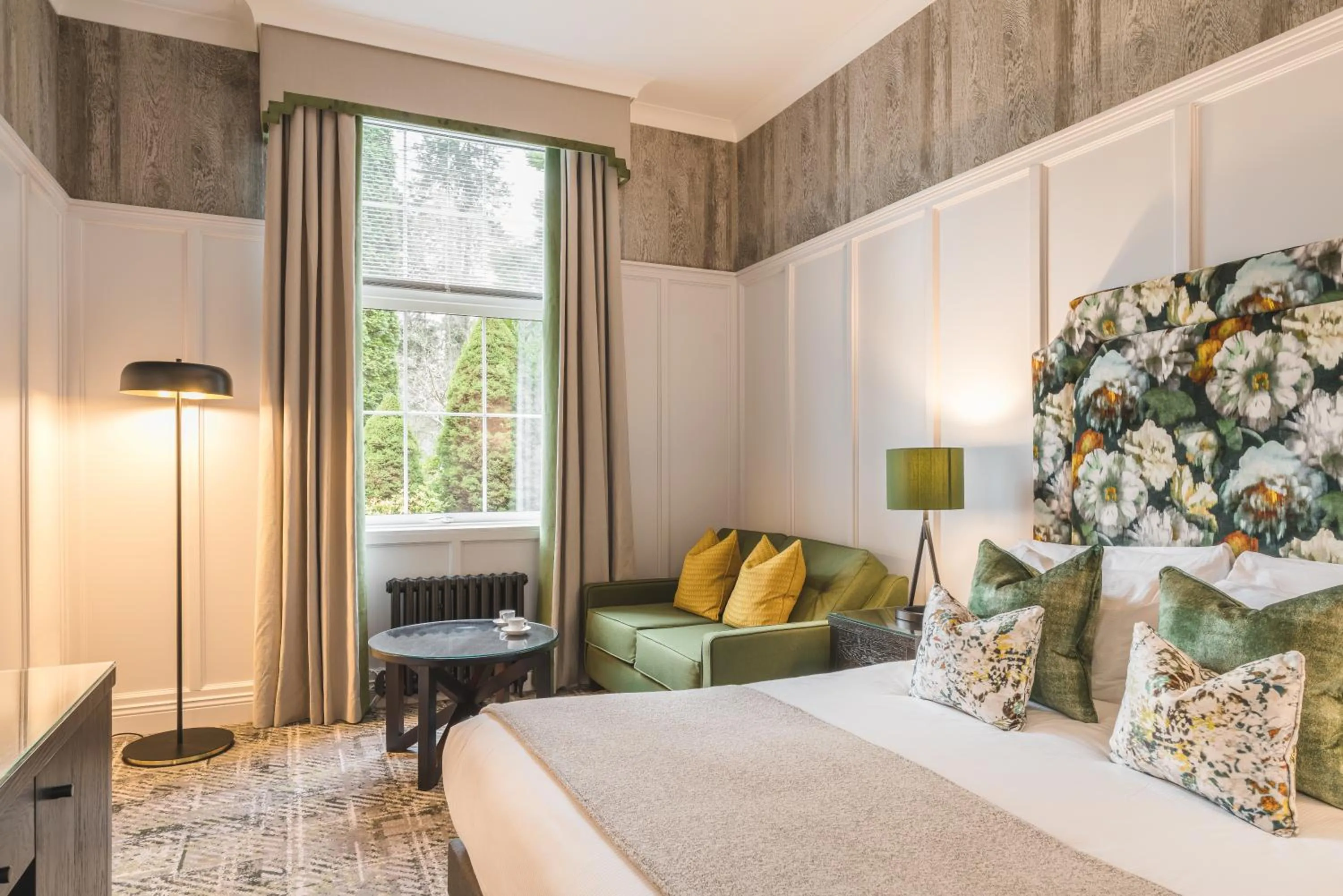 Bed in Dunkeld House Hotel