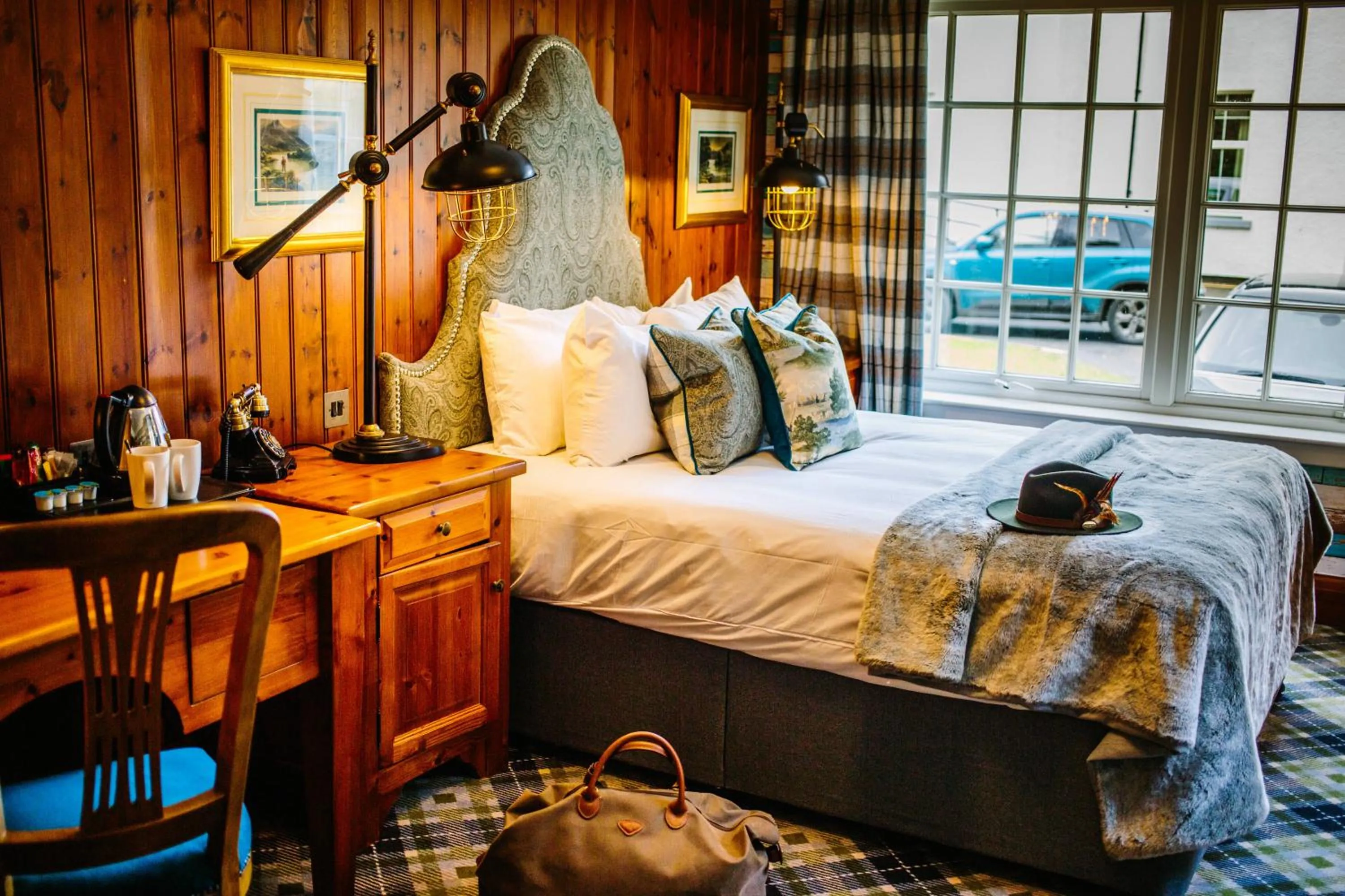 Bedroom, Bed in Dunkeld House Hotel