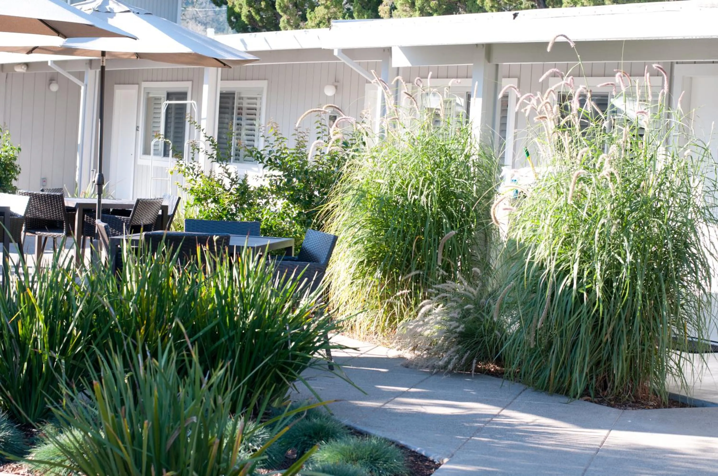 Patio in Calistoga Spa Hot Springs - Authentic Hot Springs Spa & Resort