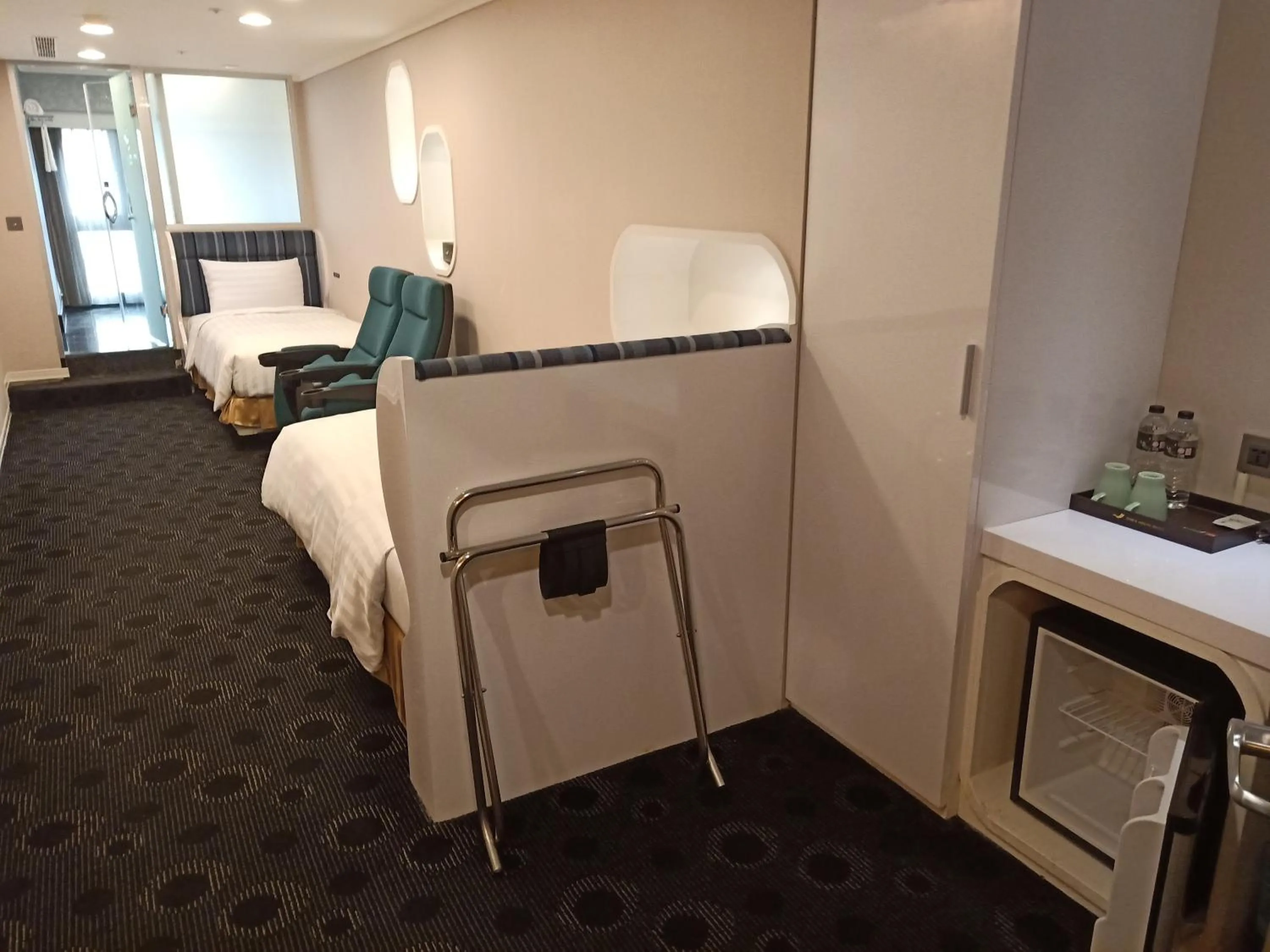 Bed in Ximen Airline Hotel