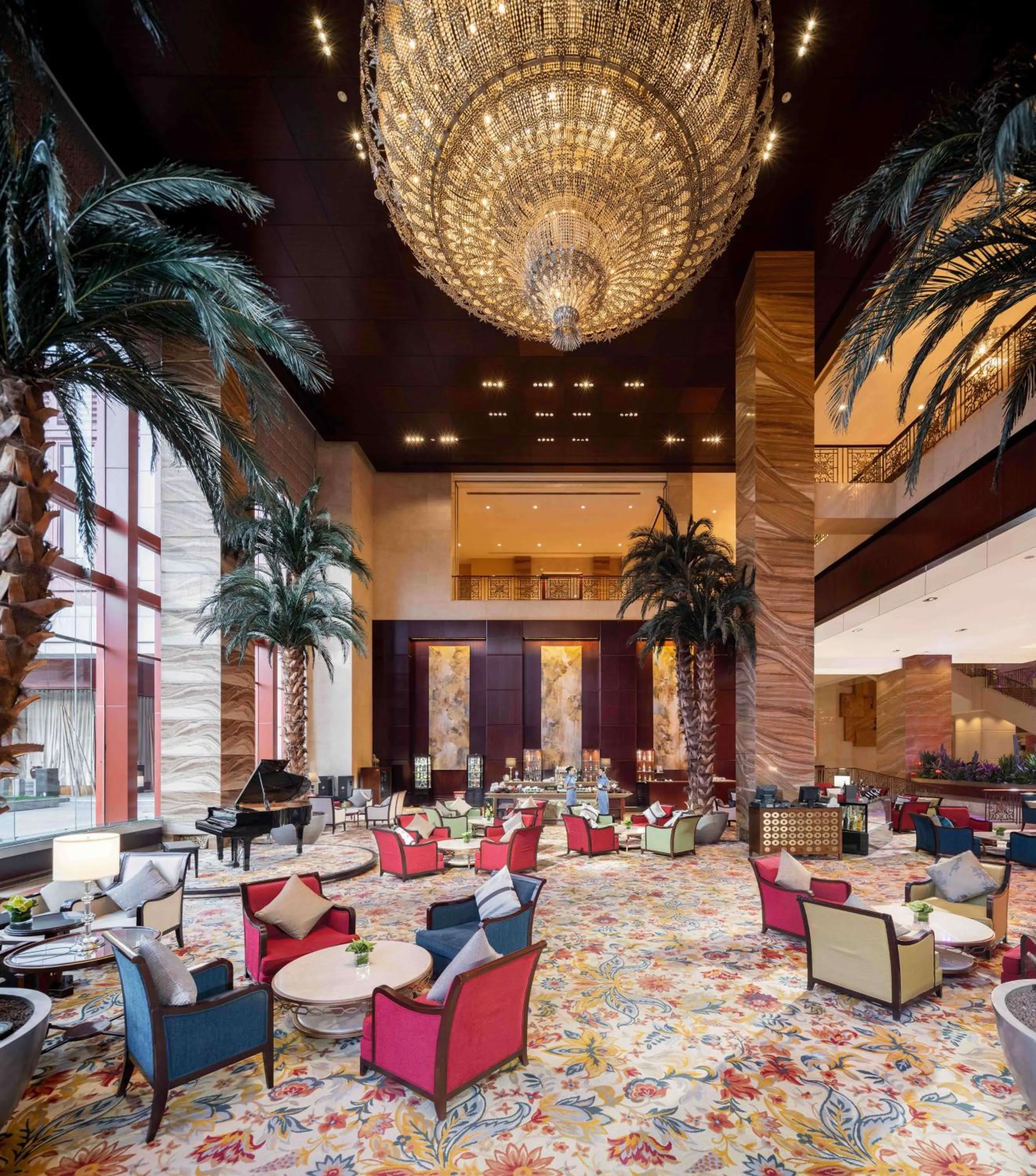 Lounge or bar in Shangri-La Xian