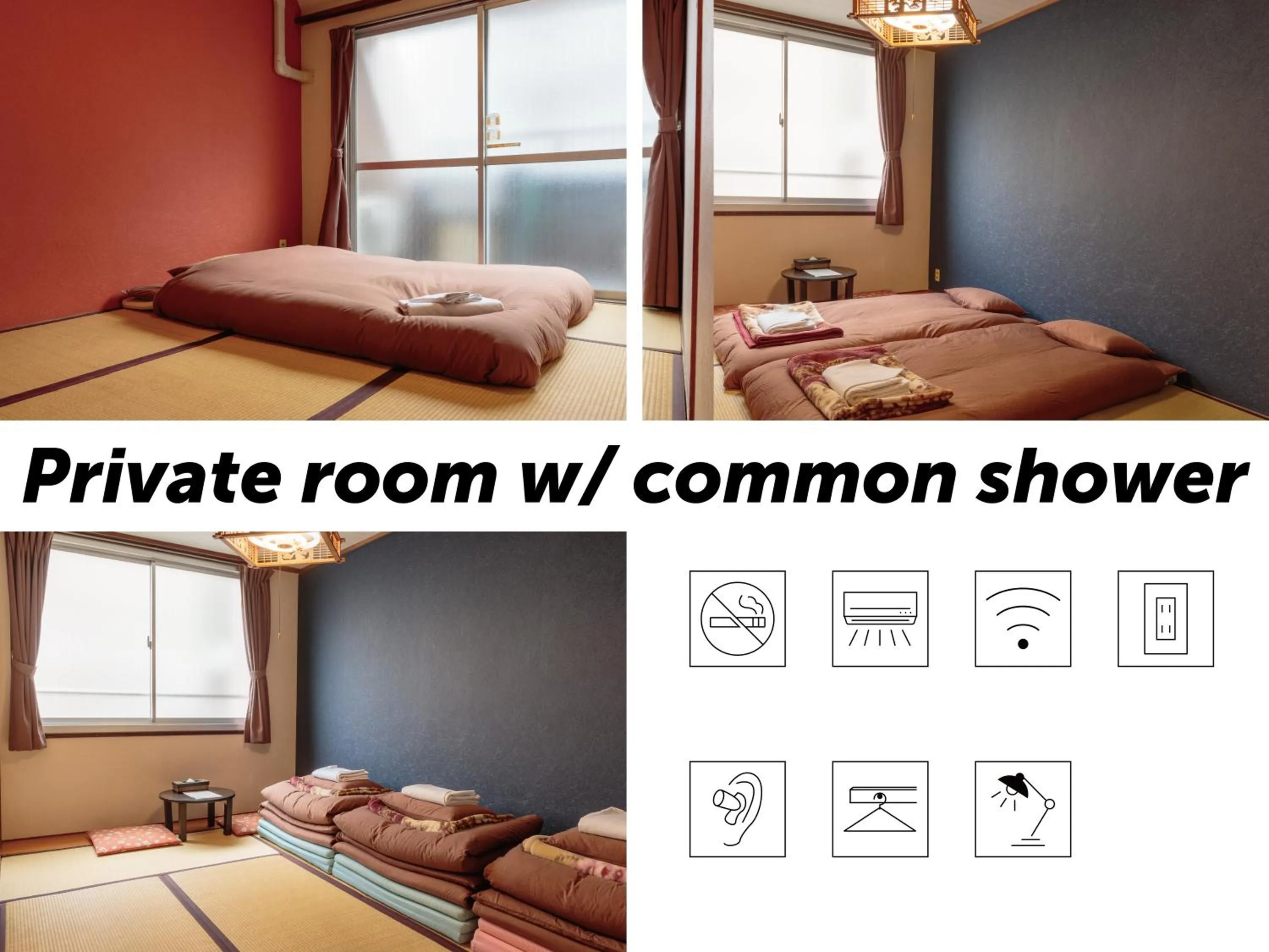 Photo of the whole room, Bed in J-Hoppers Hiroshima Guesthouse