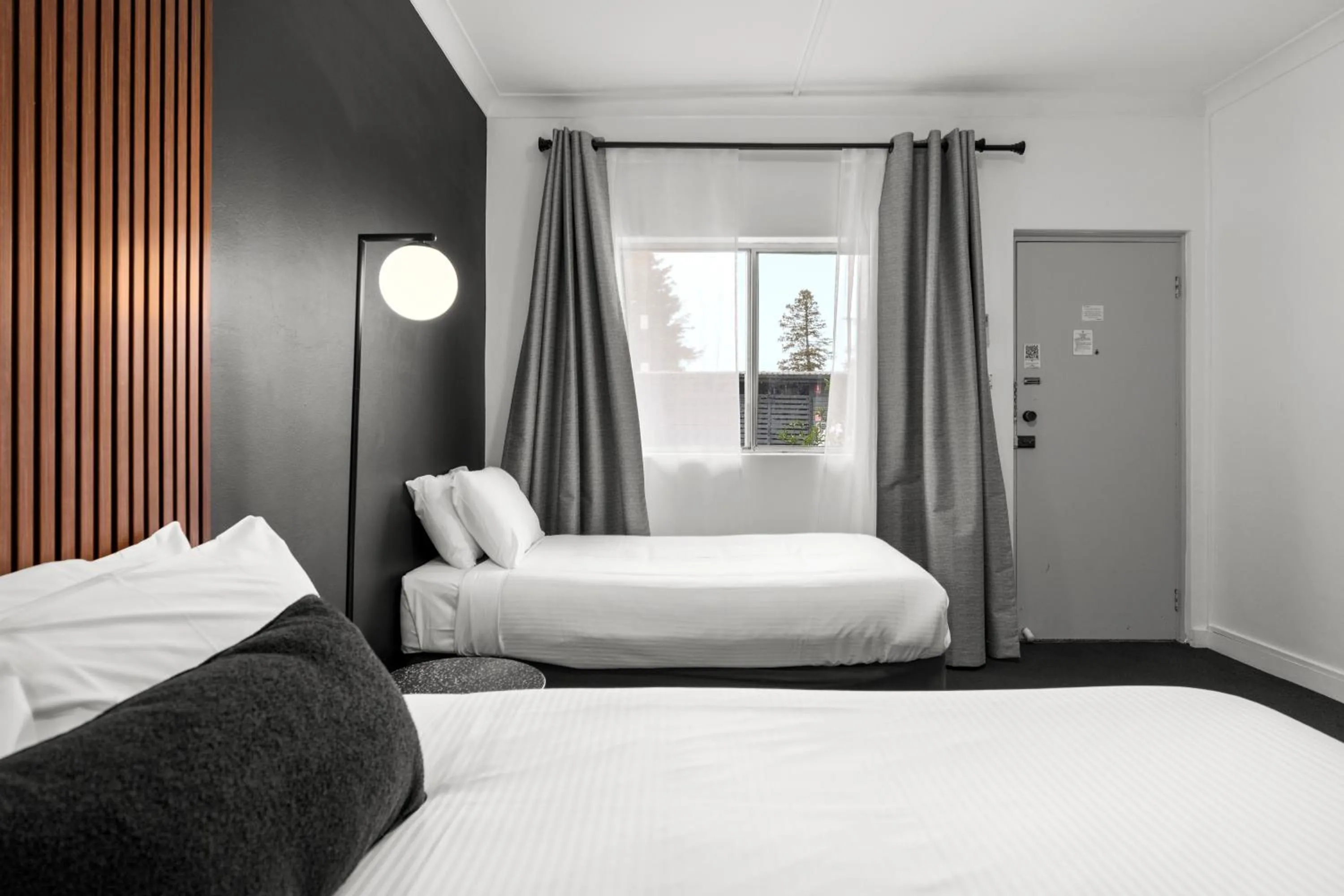 Bed in Motel Echo Point