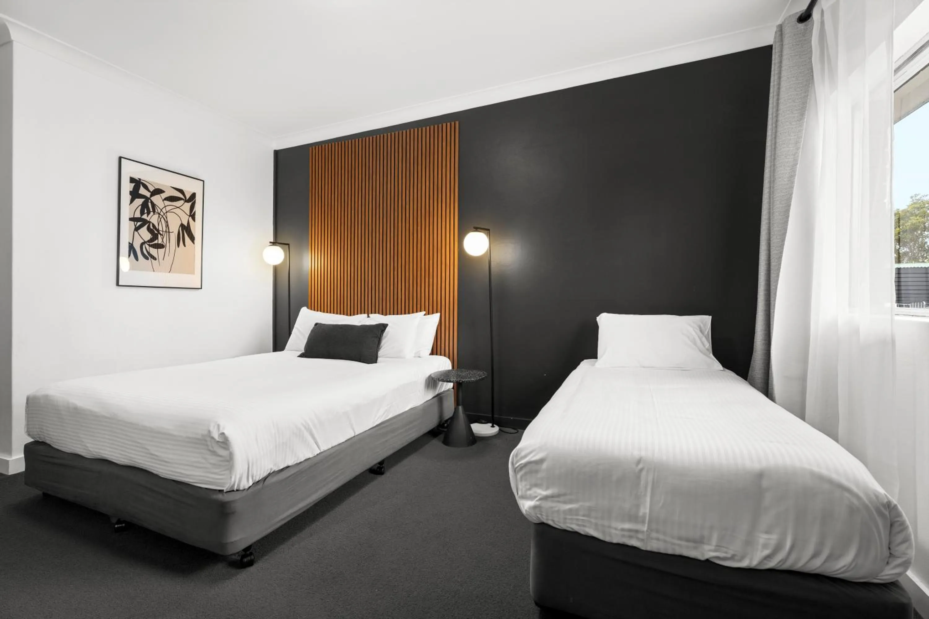 Bed in Motel Echo Point