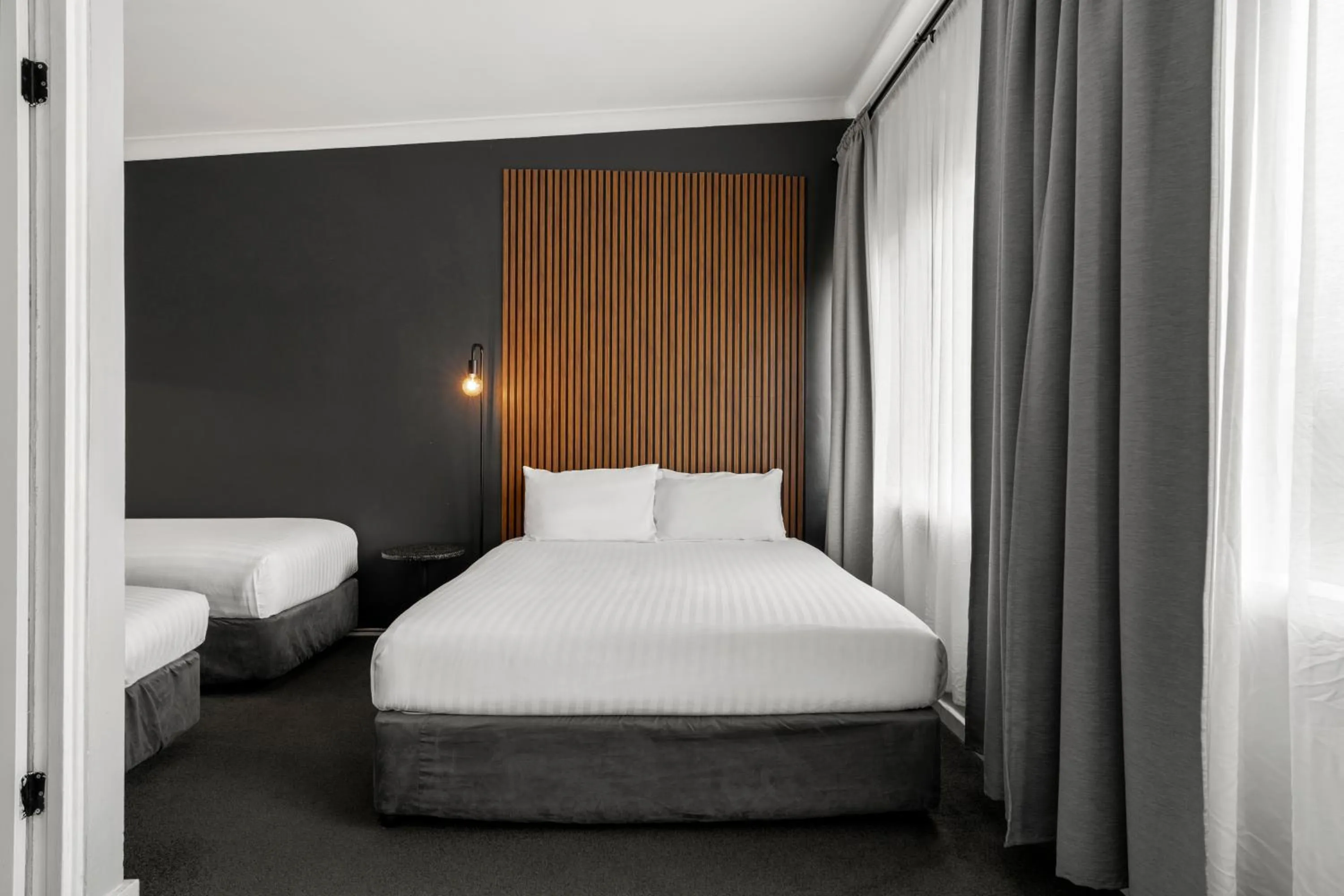 Bed in Motel Echo Point