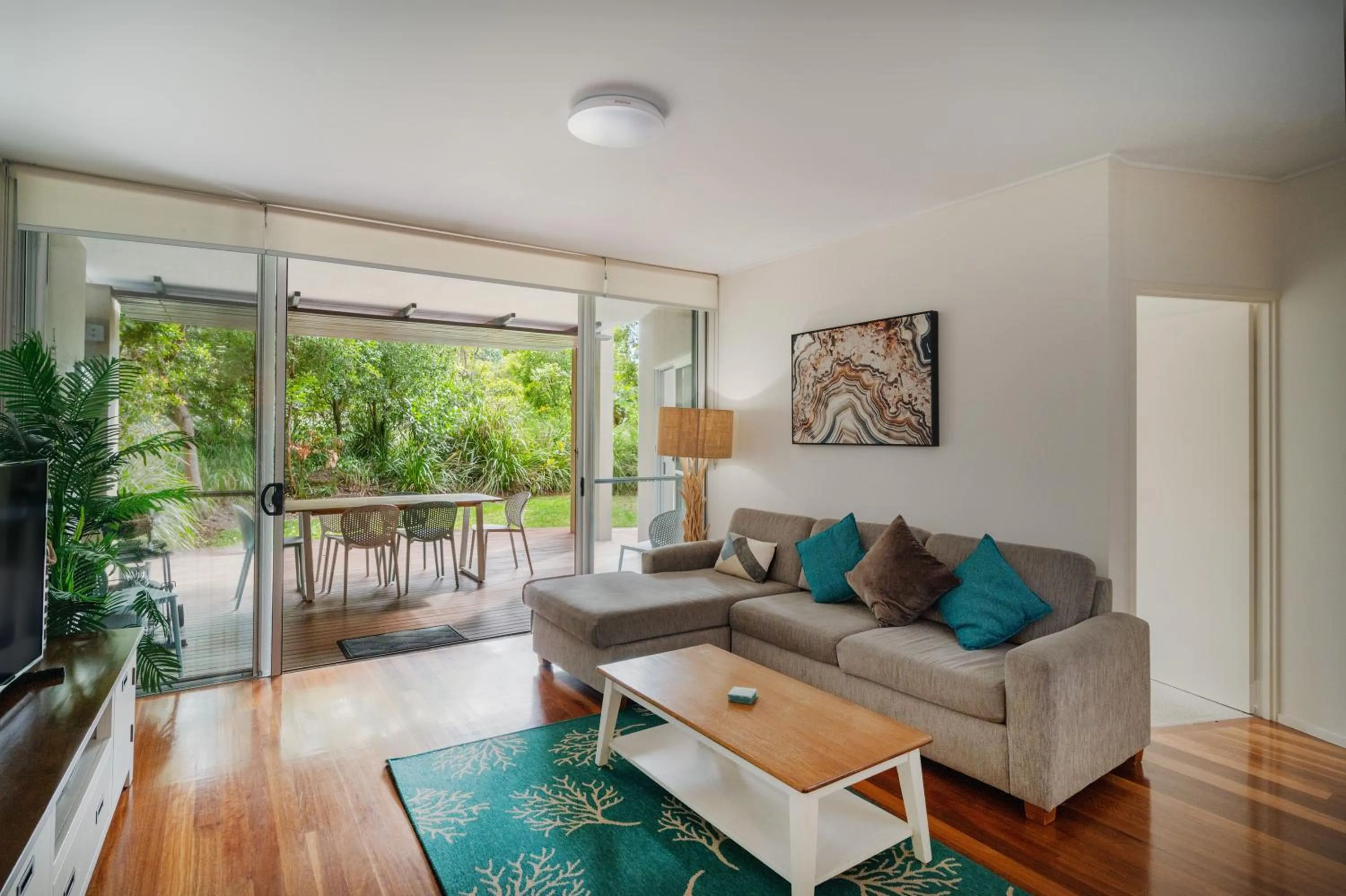 Patio in The Sebel Twin Waters