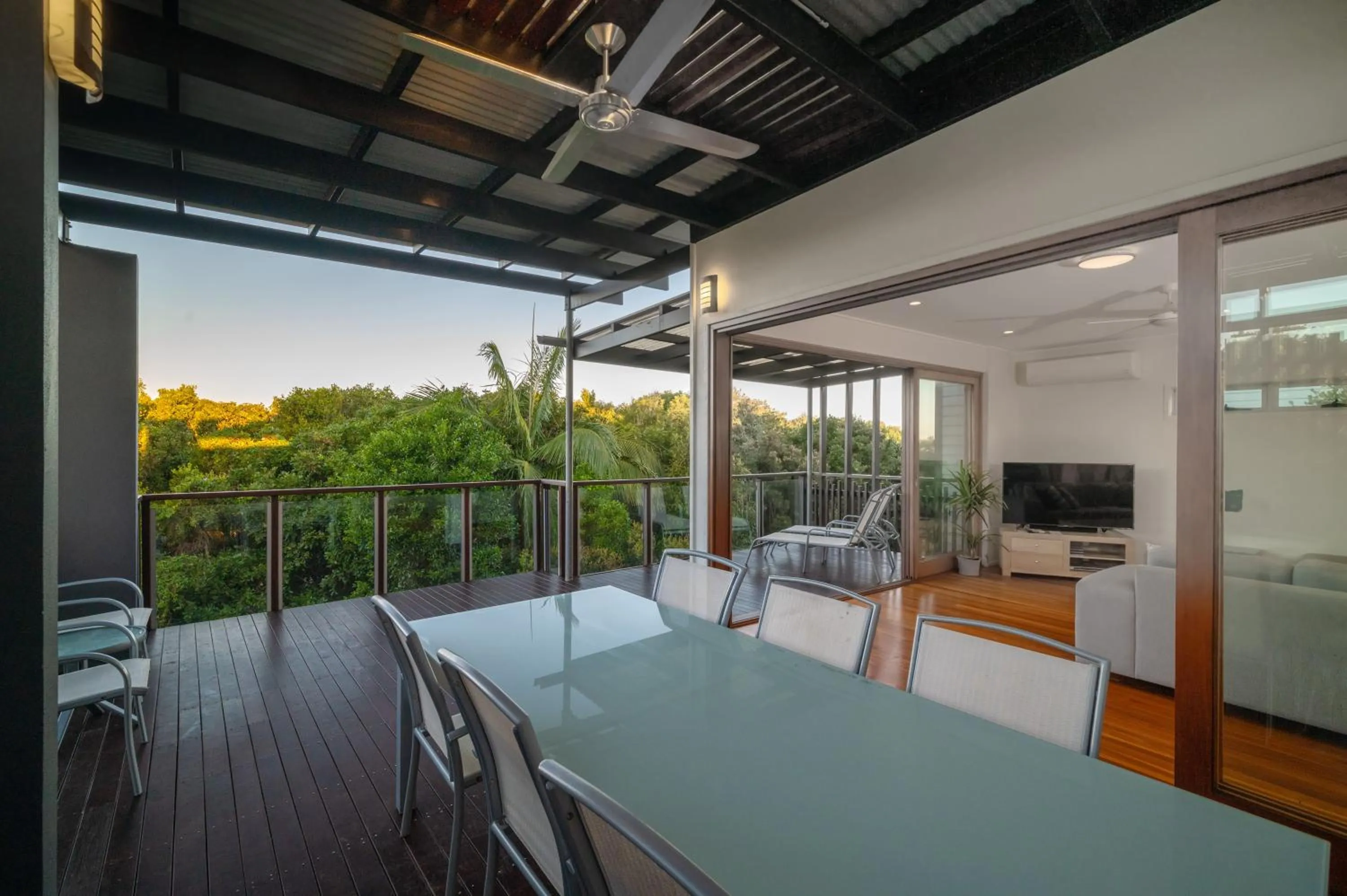 Patio in The Sebel Twin Waters