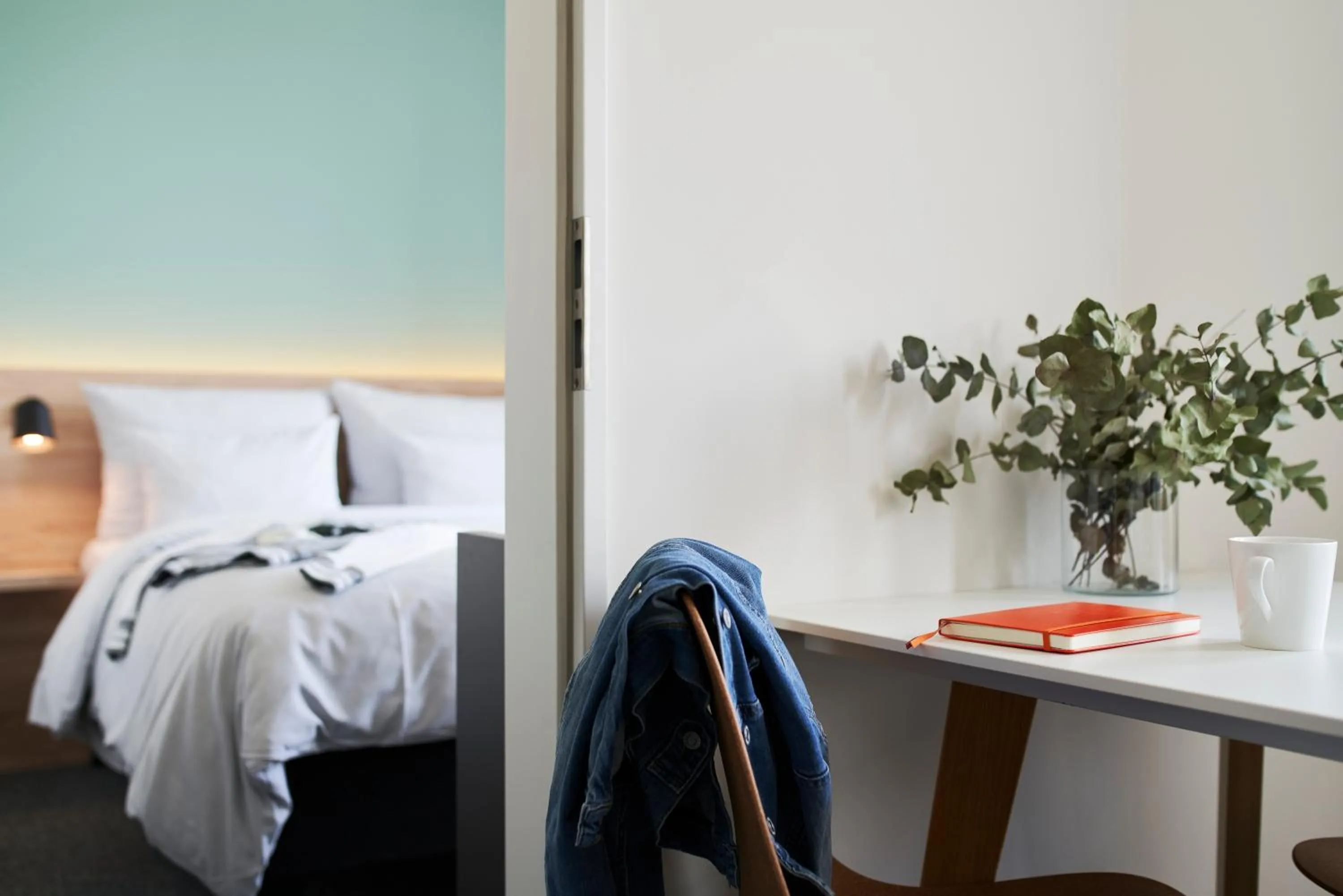 Living room, Bed in sylc. Apartmenthotel – Serviced Apartments