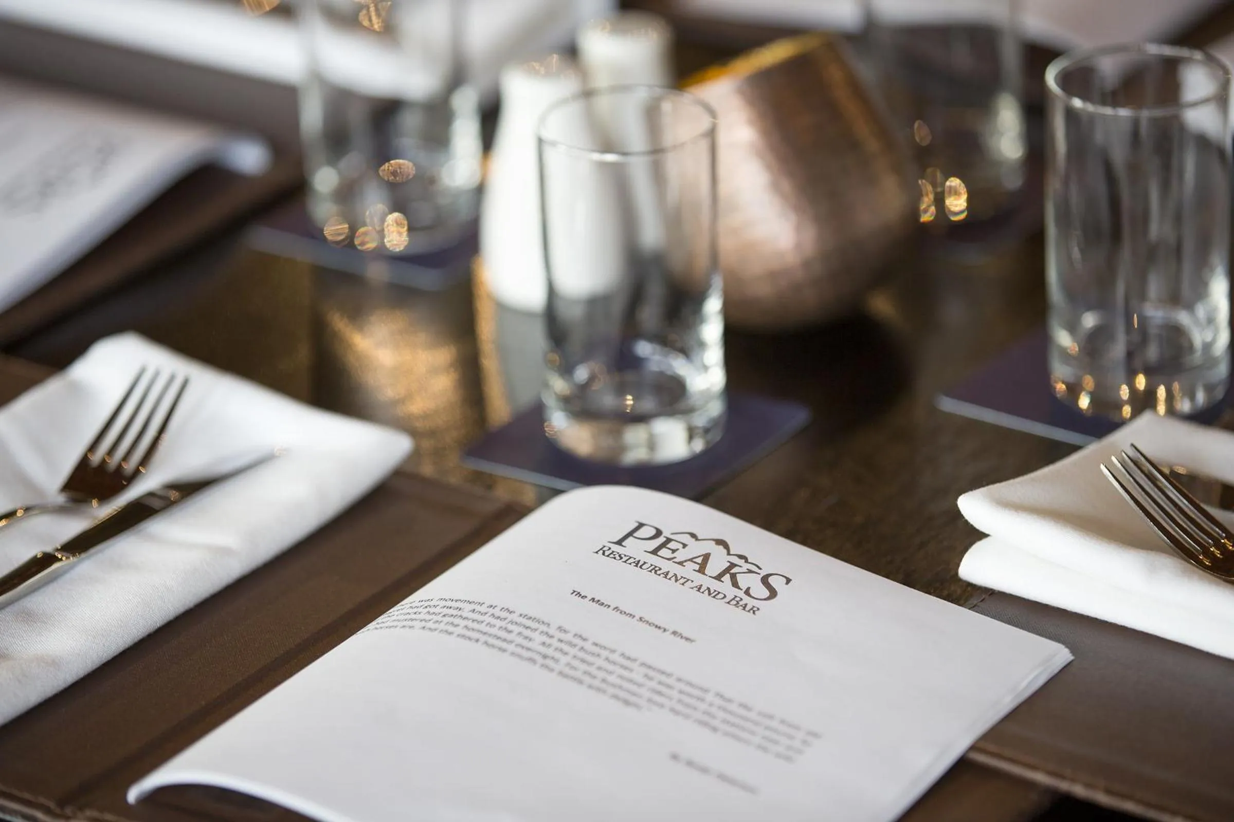 Restaurant/places to eat in The Sebel Pinnacle Valley