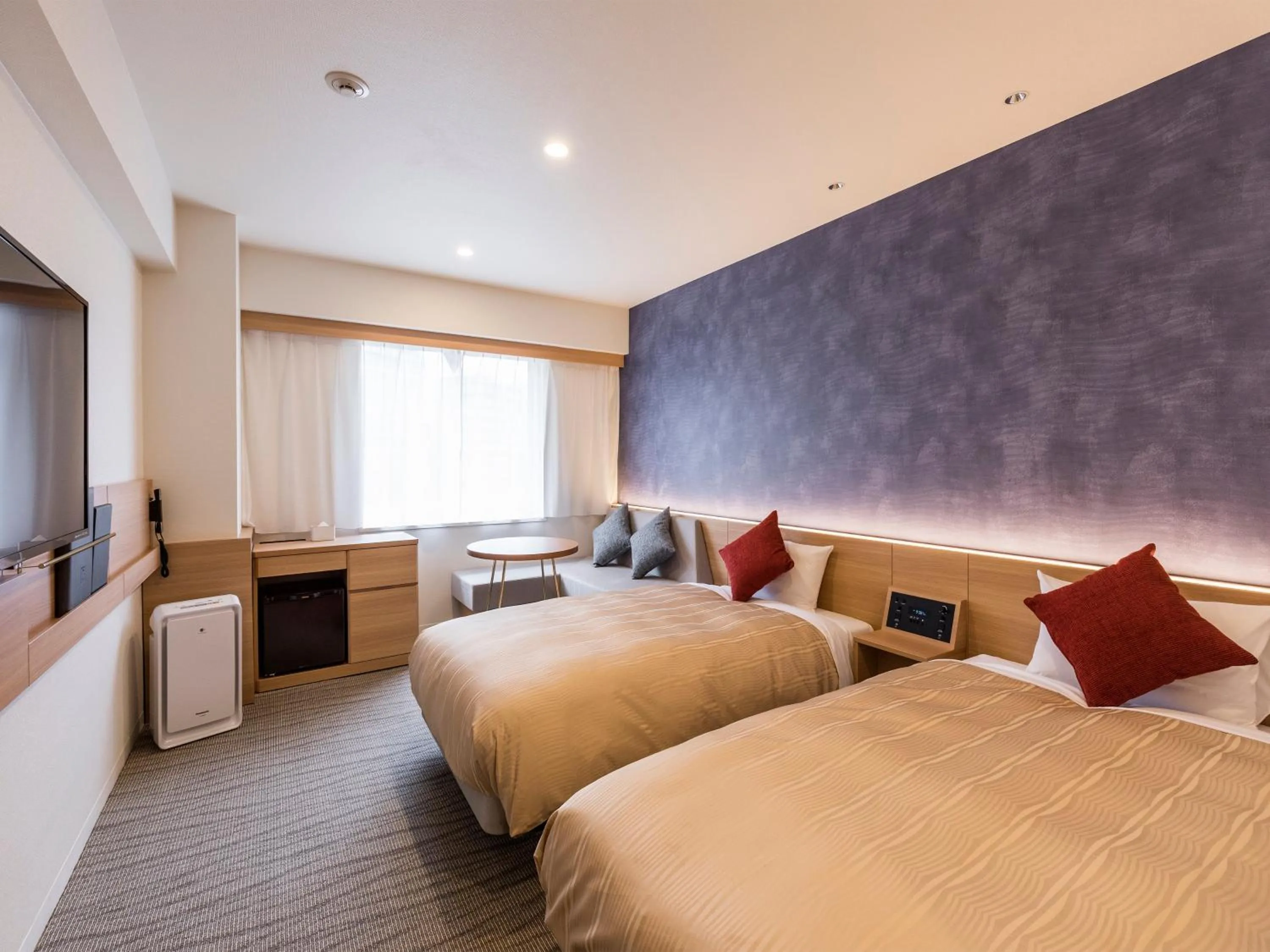 Photo of the whole room, Bed in Nishitetsu Inn Fukuoka