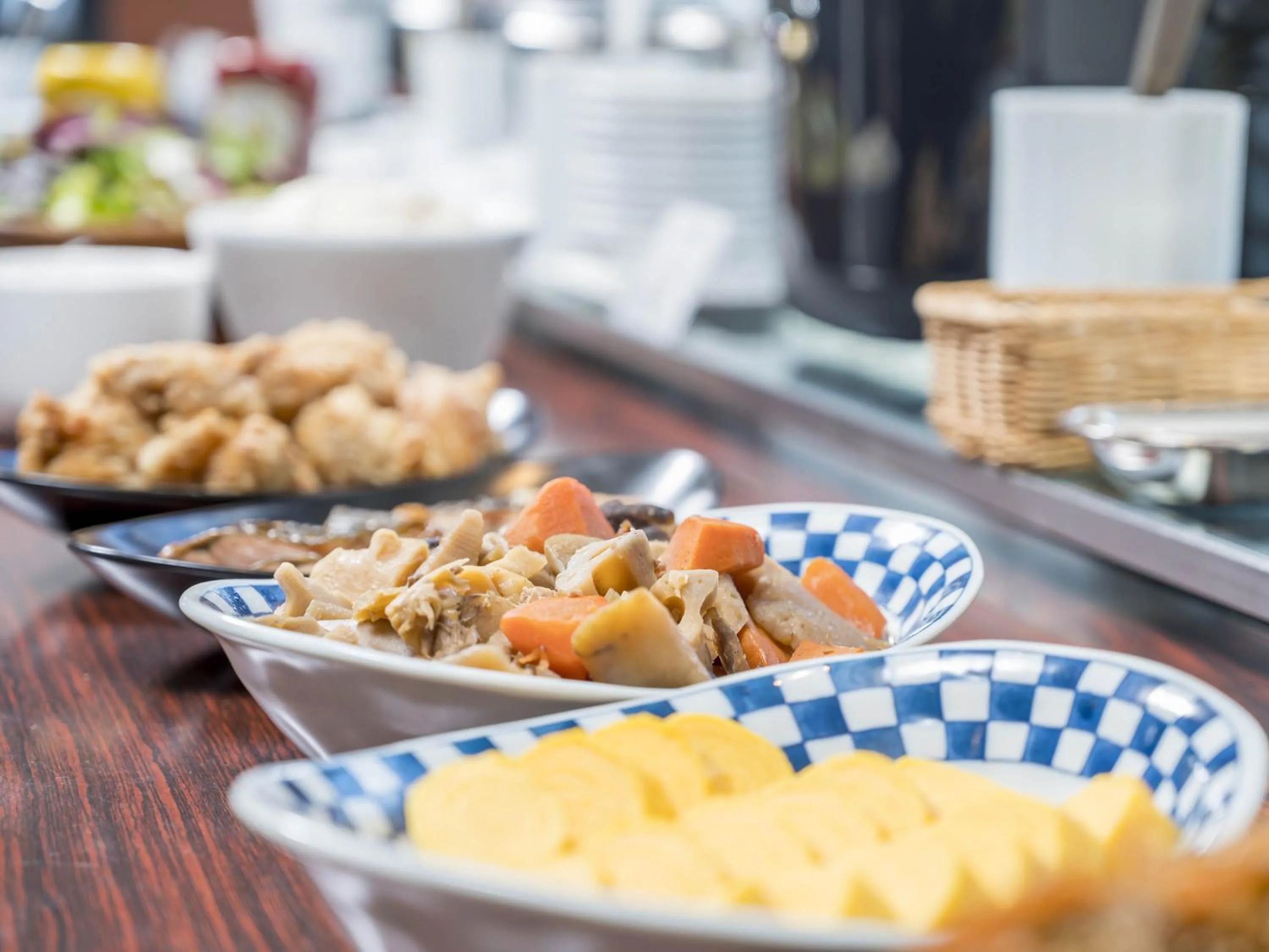 Buffet breakfast in Nishitetsu Inn Fukuoka