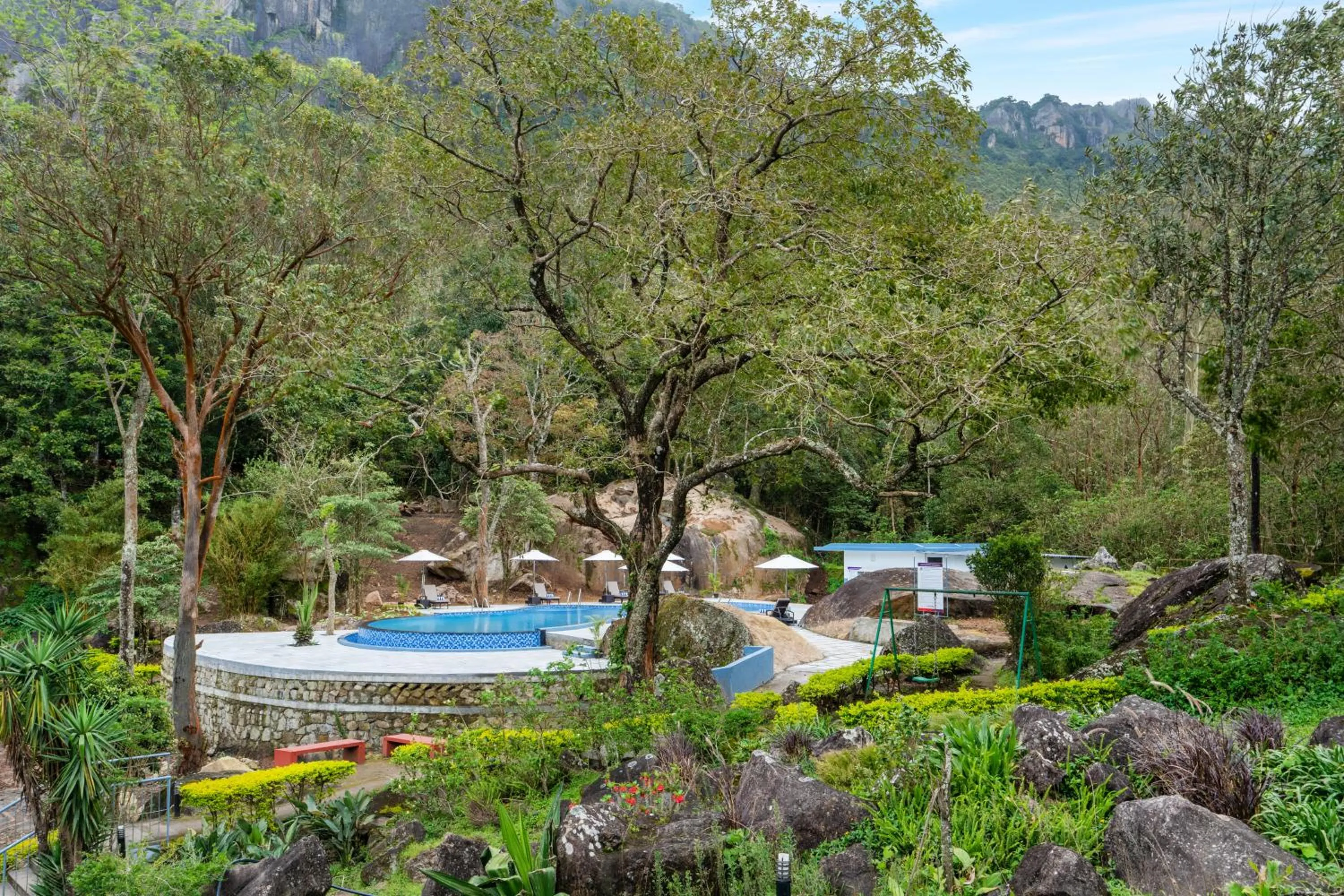 Swimming pool in Sterling Munnar