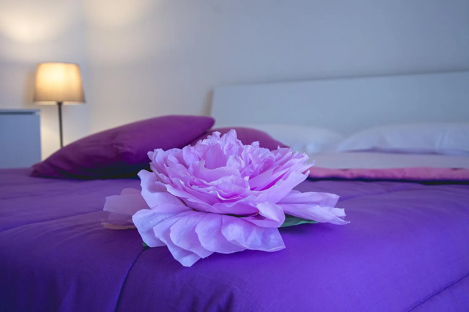 Bed in B&B A casa di Amici