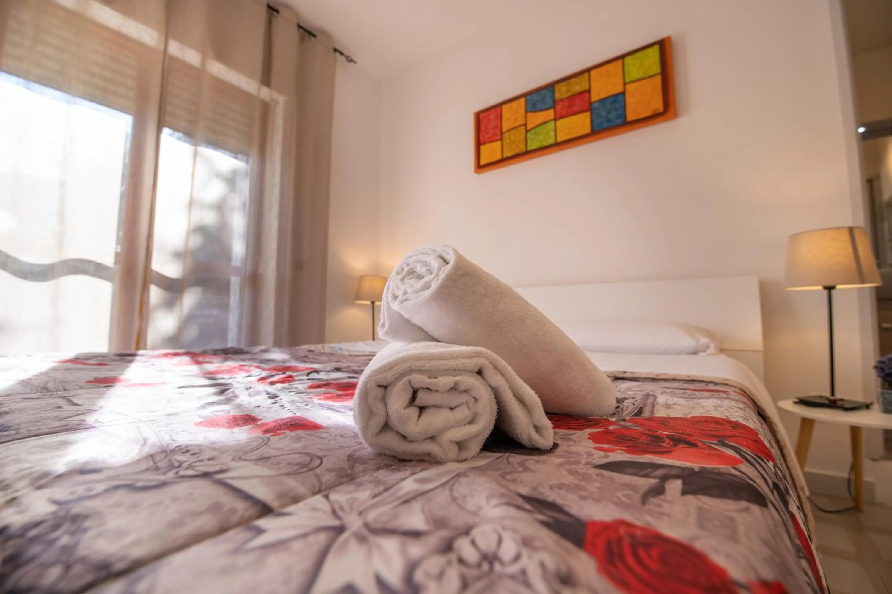 Bed in B&B A casa di Amici