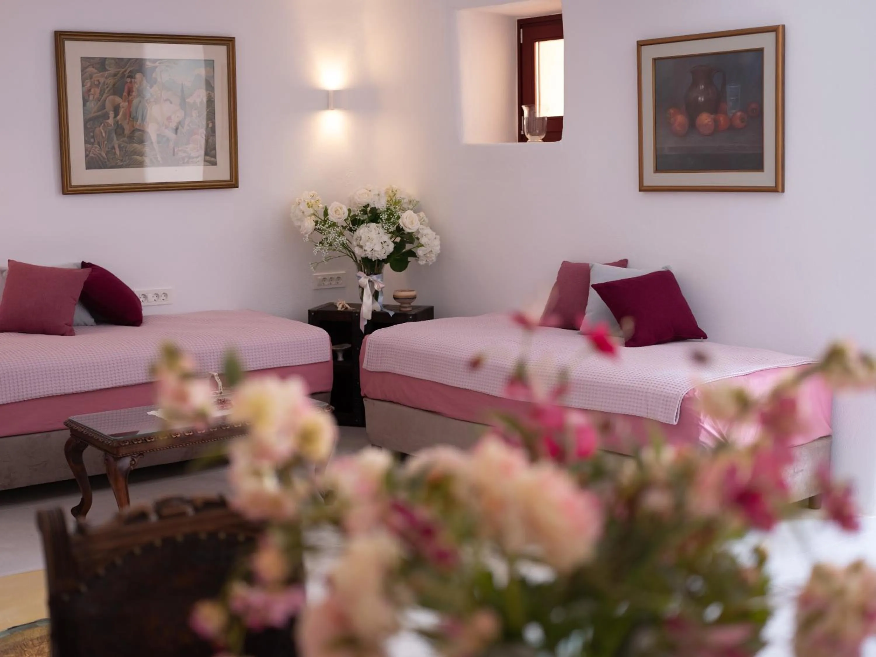 Seating area, Bed in Abelis Canava Luxury Suites