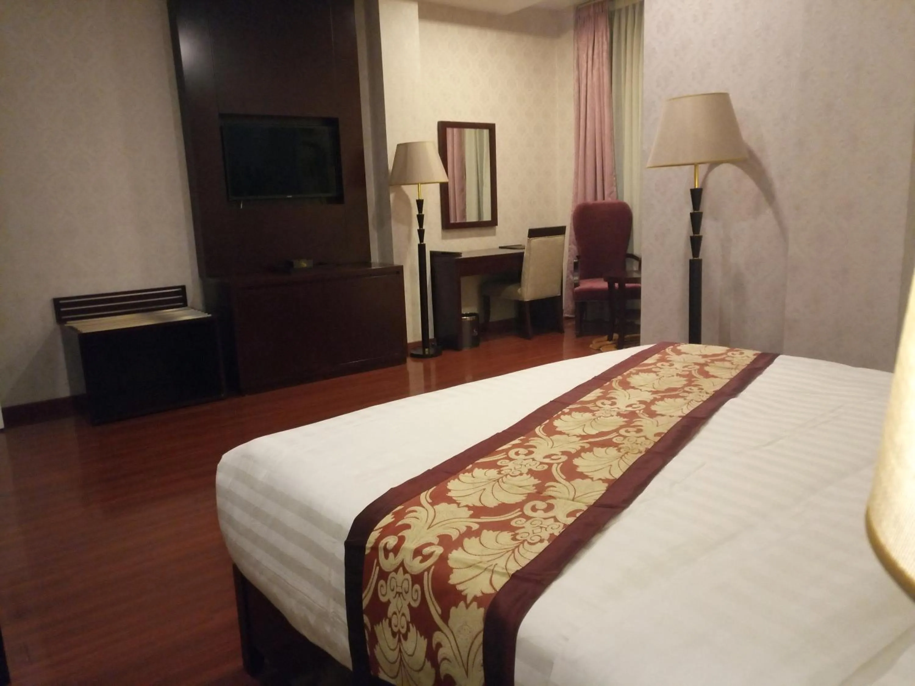 Bed in Sherar Addis Hotel