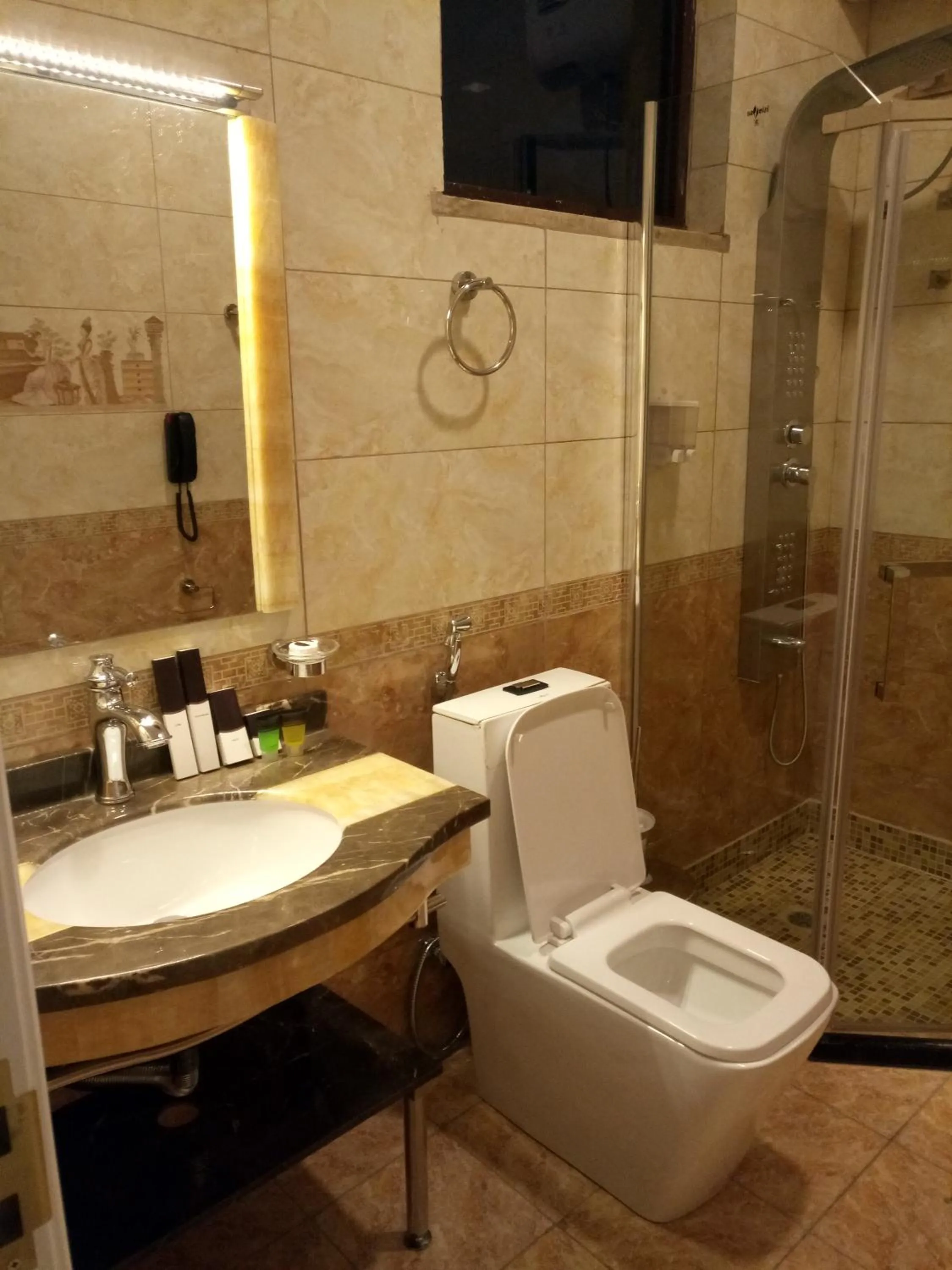 Bathroom in Sherar Addis Hotel