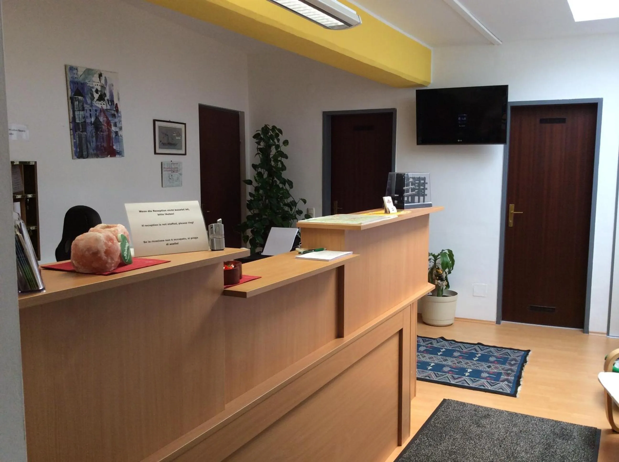 Lobby or reception in Stadthotel Schwerterbräu