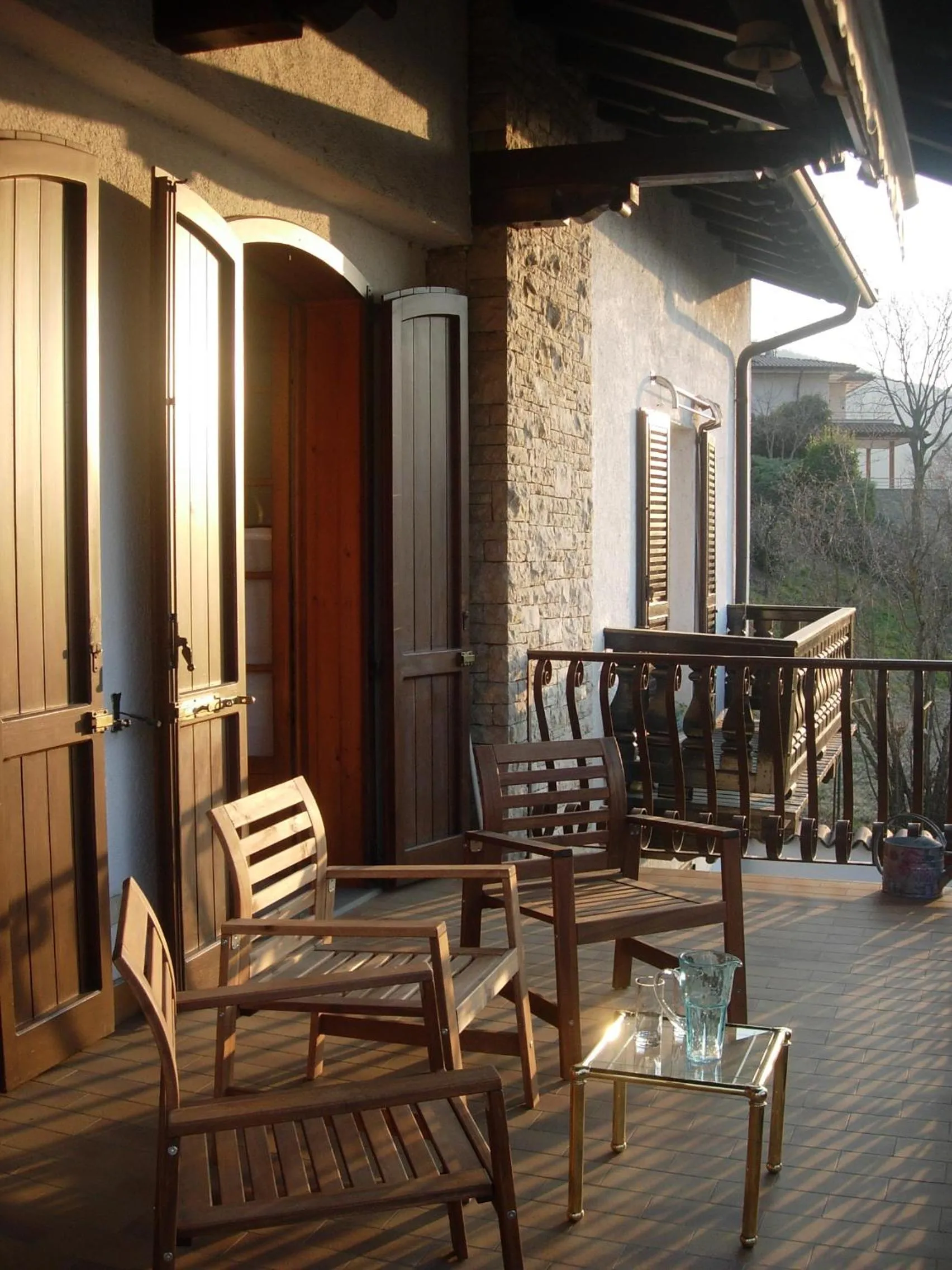 Balcony/Terrace in B&B Aria Di Lago
