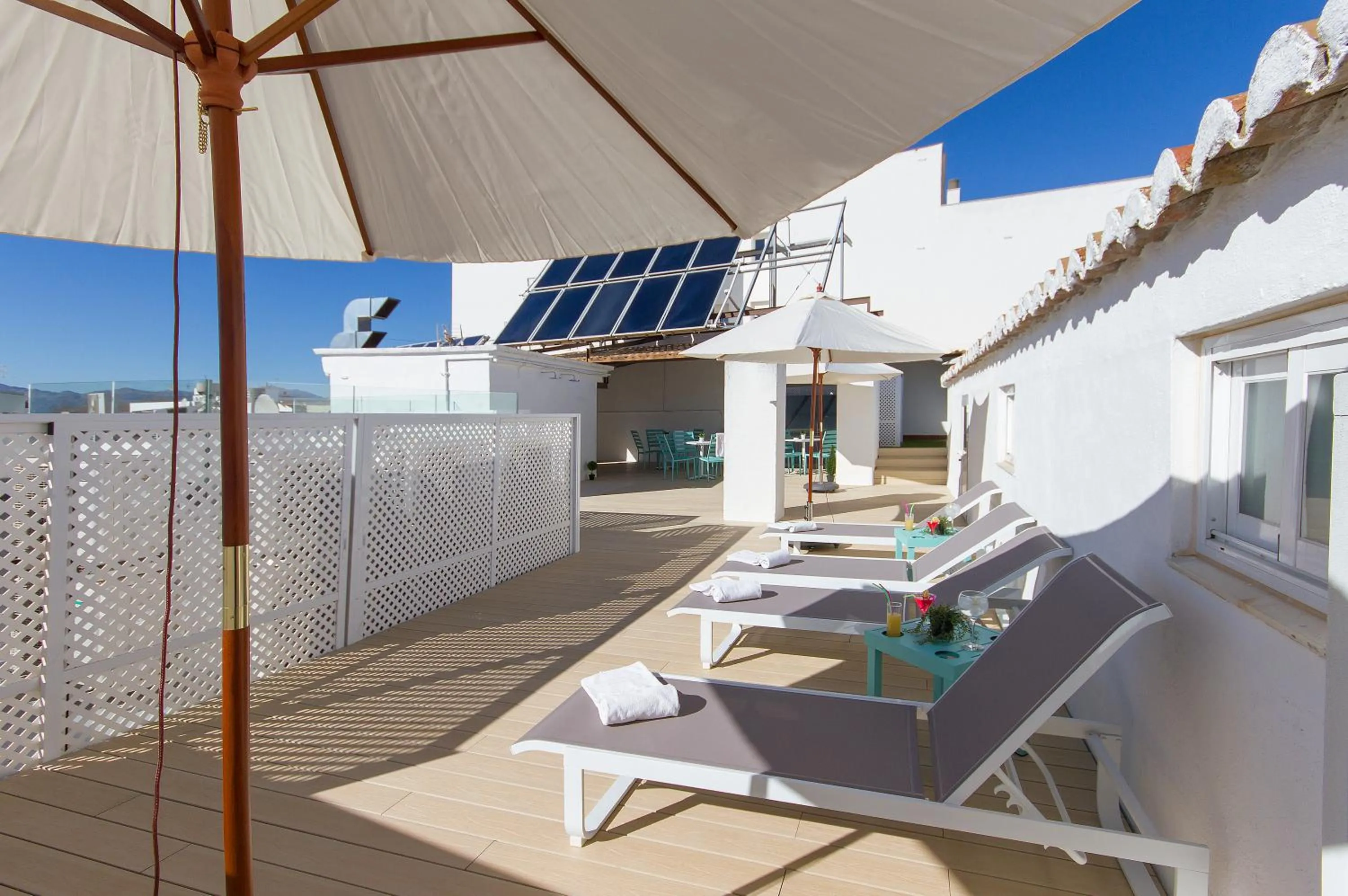 Solarium in Hotel El Tajo & SPA