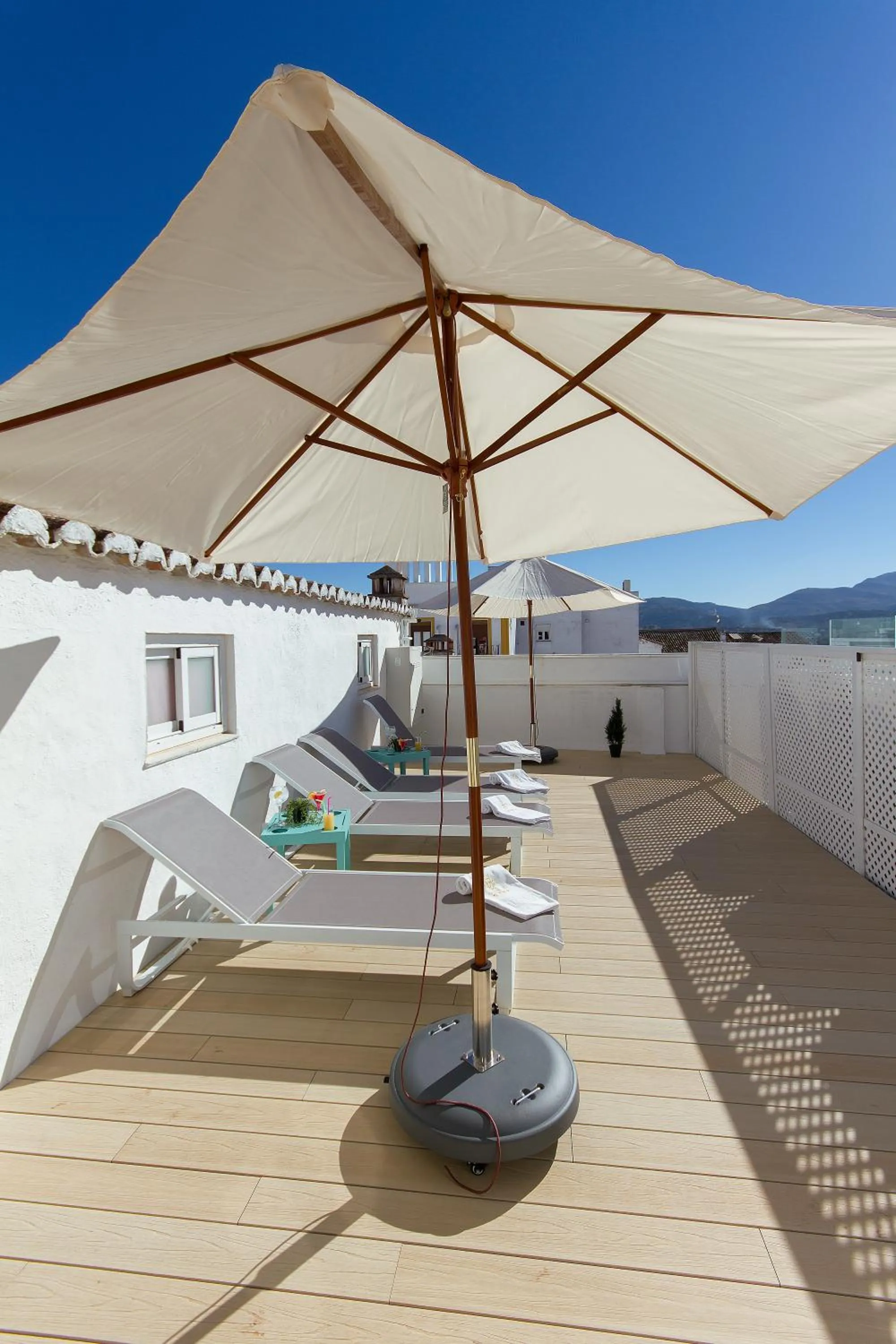 Solarium in Hotel El Tajo & SPA