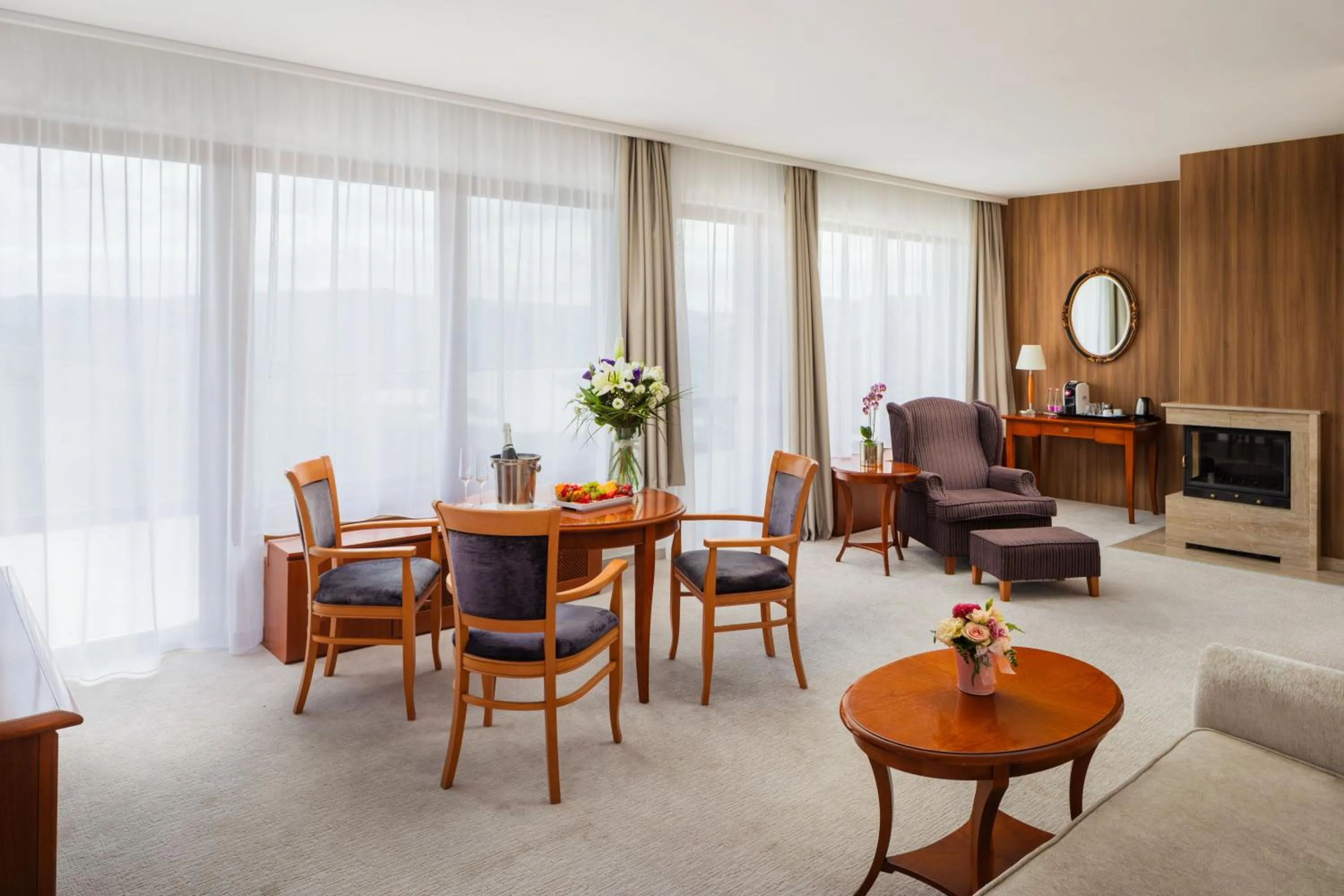 Living room in Silvanus Hotel