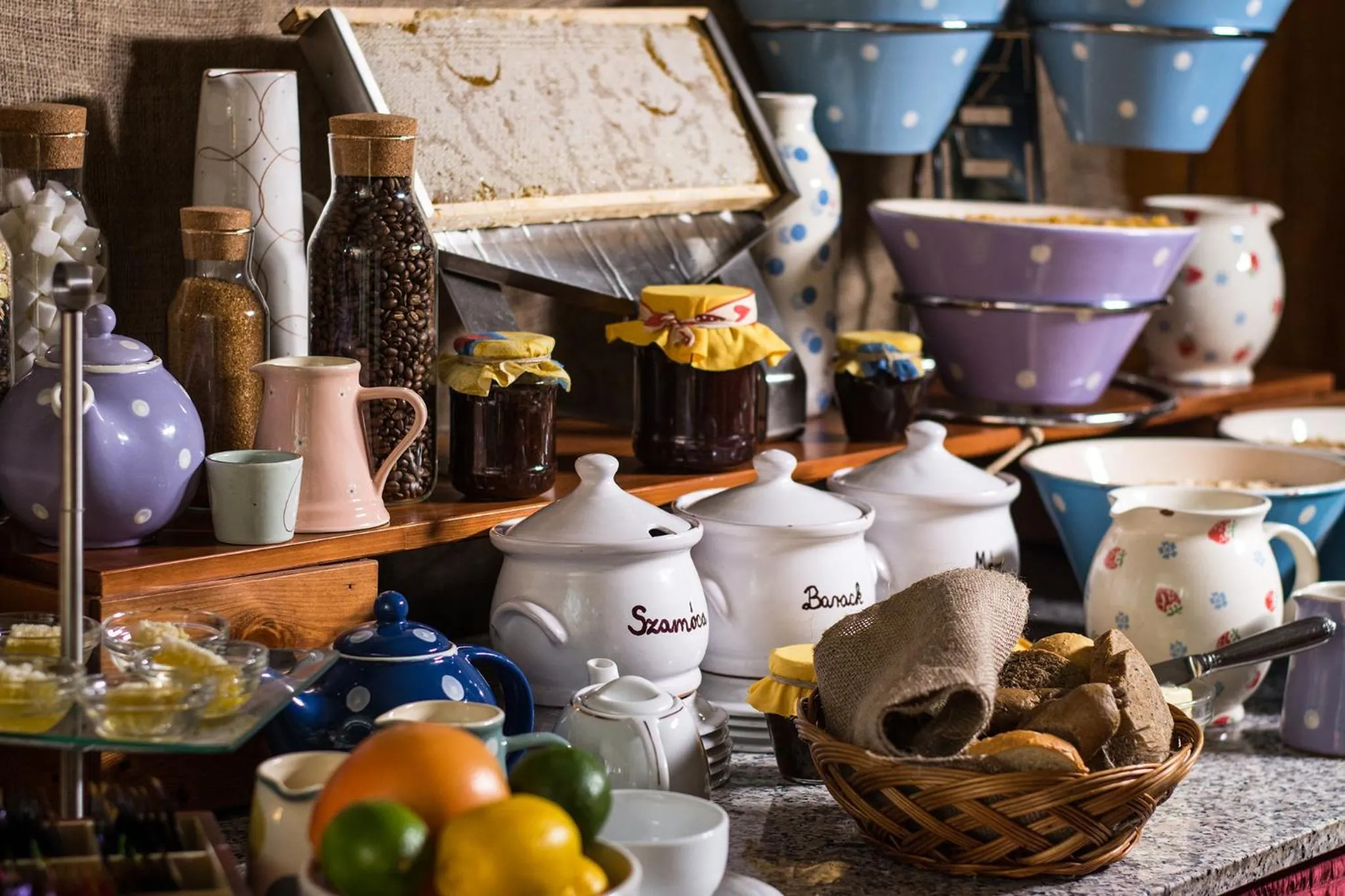 Buffet breakfast in Silvanus Hotel