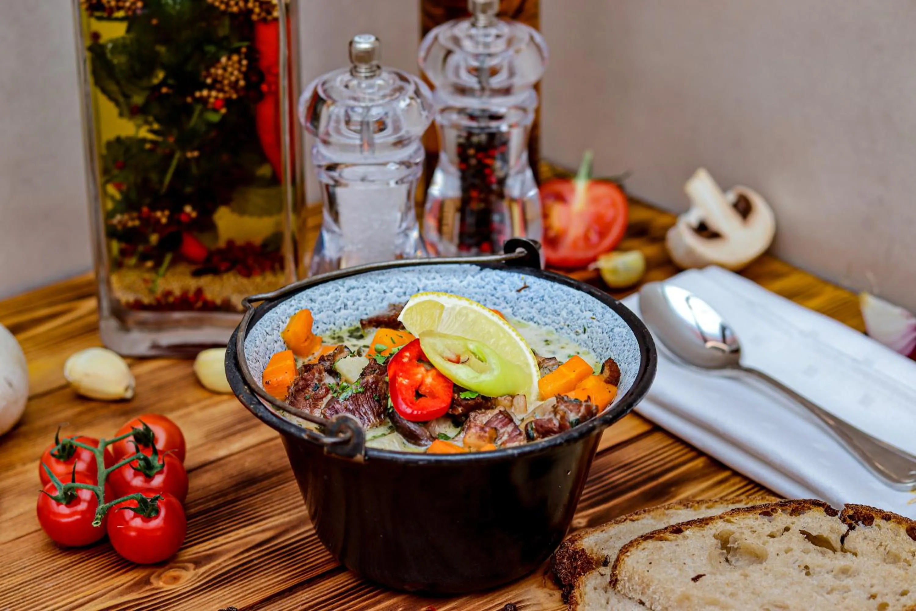 Food and drinks in Silvanus Hotel