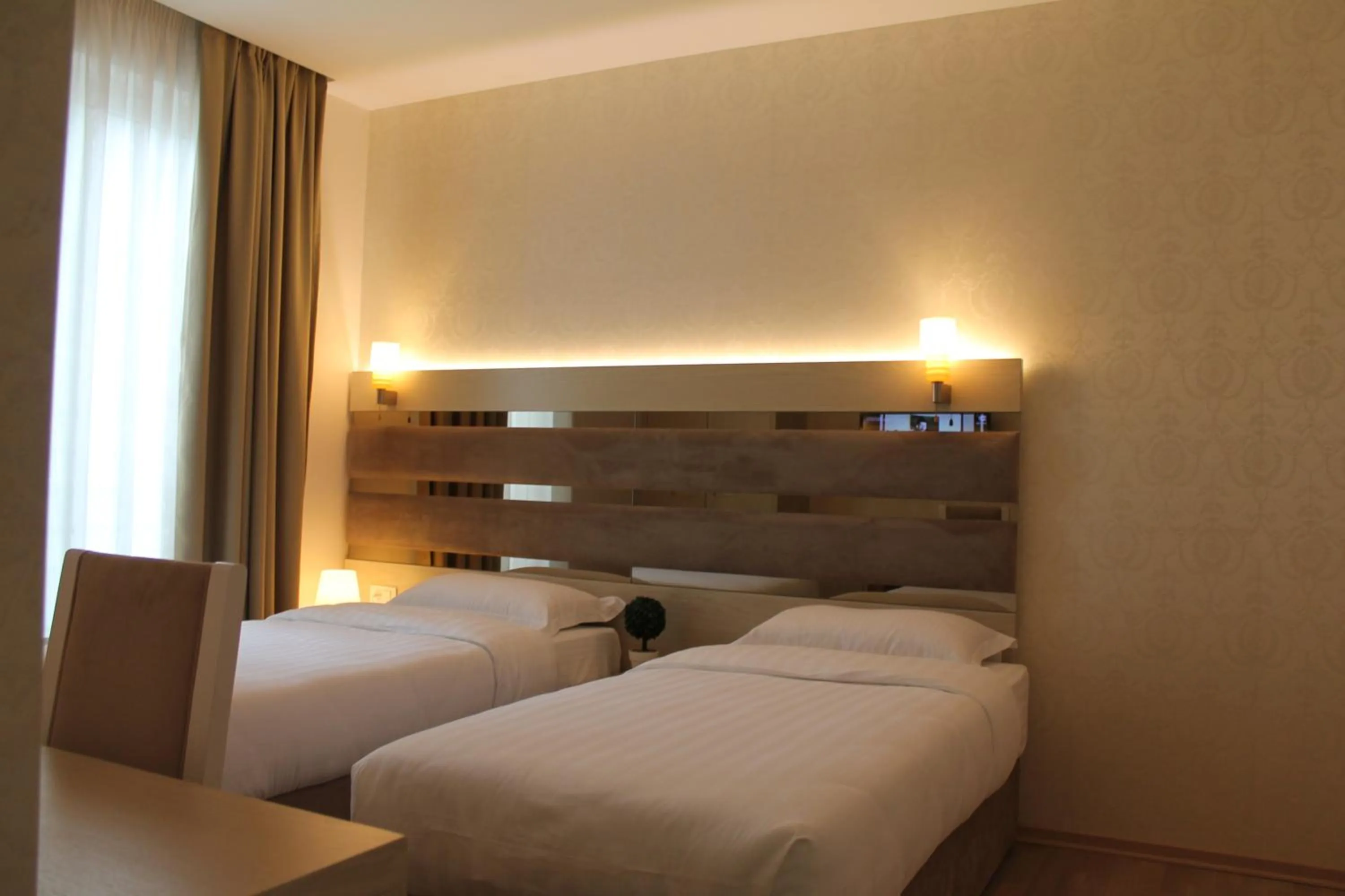 Bedroom, Bed in Capital Tirana Hotel Bruçi