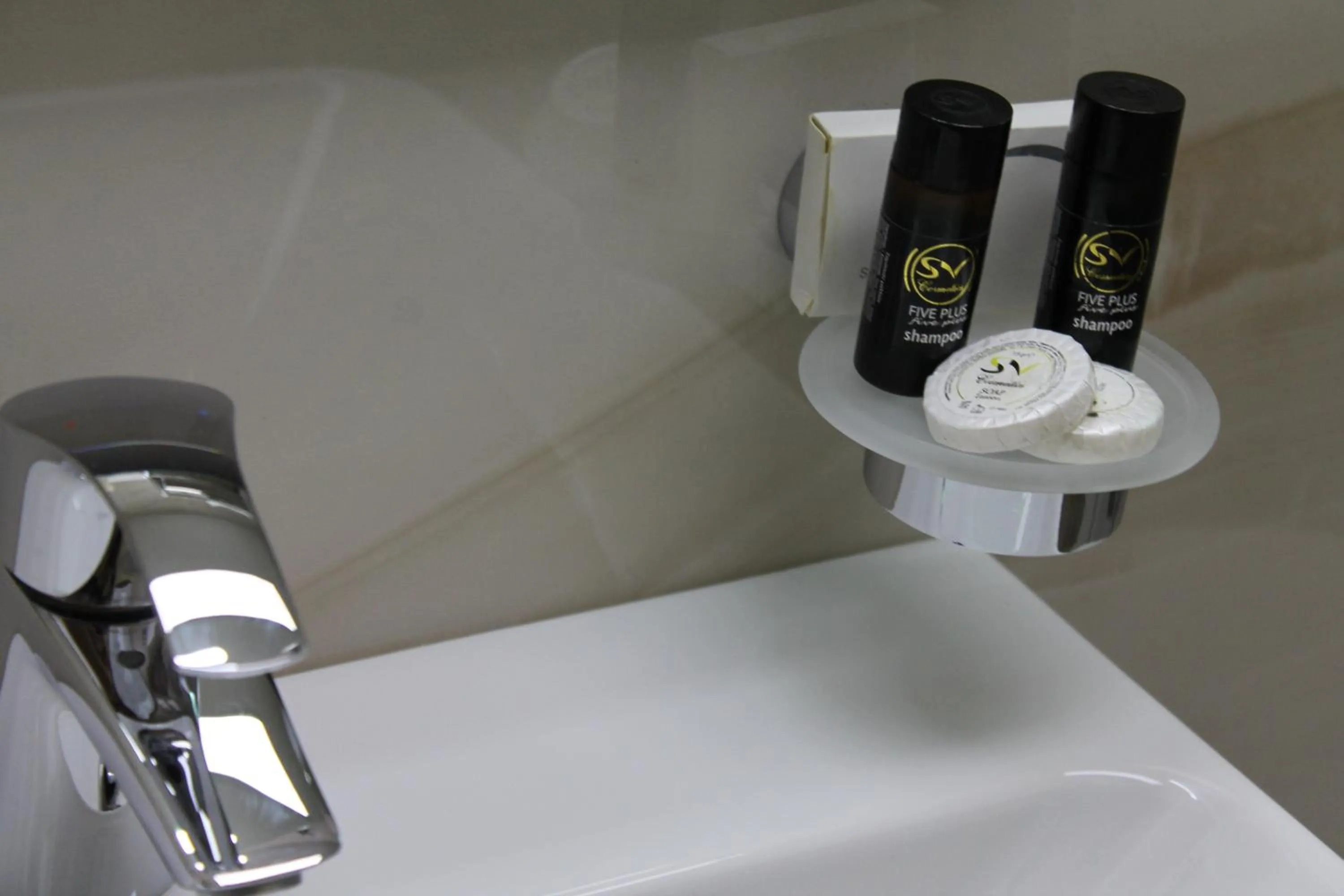 Bathroom in Capital Tirana Hotel Bruçi