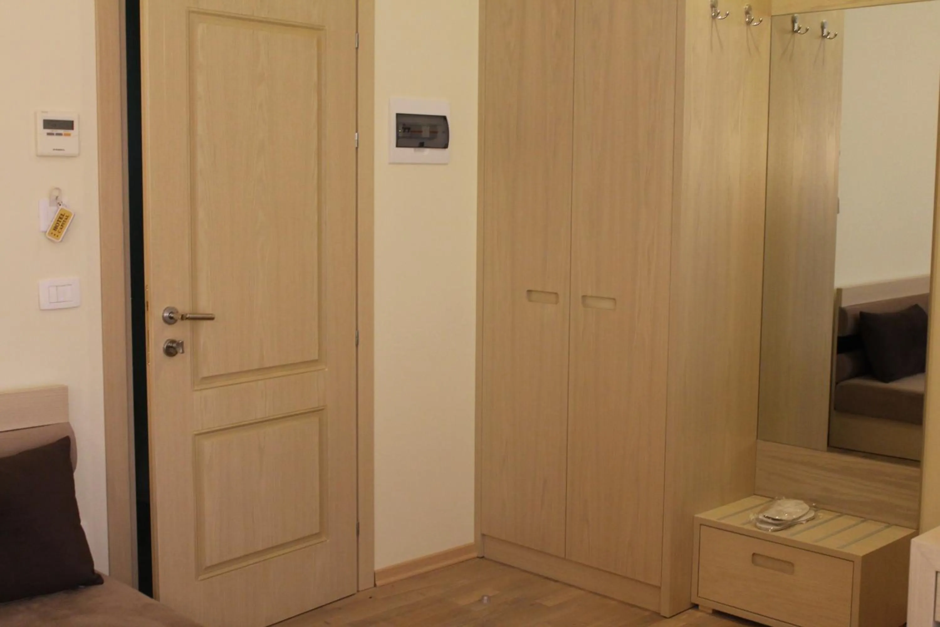 Bedroom in Capital Tirana Hotel Bruçi