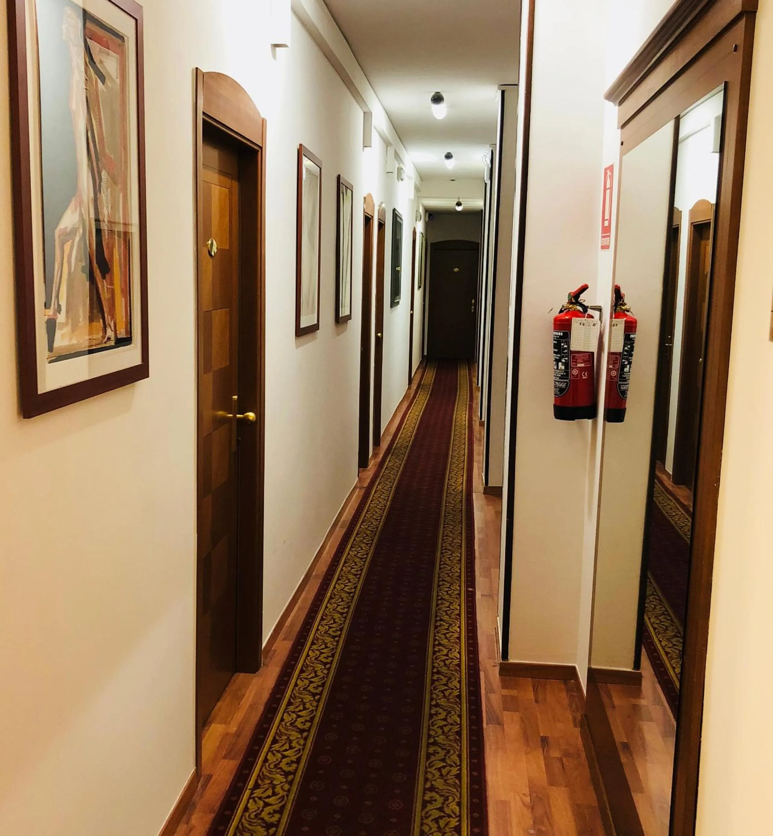 Patio in Hotel Excelsior Pavia