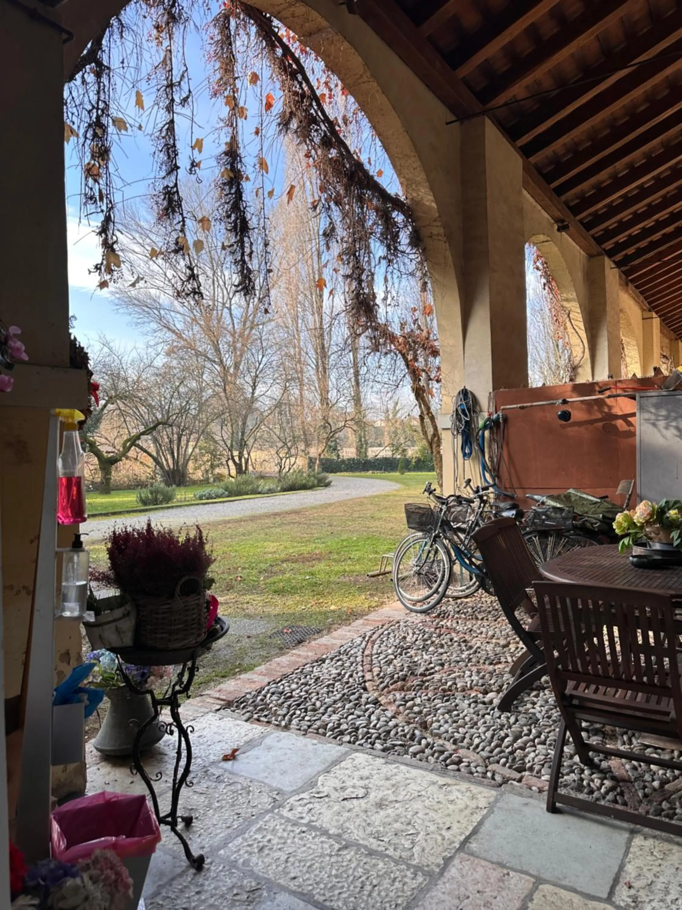 Patio in B&B Villa Gradenigo