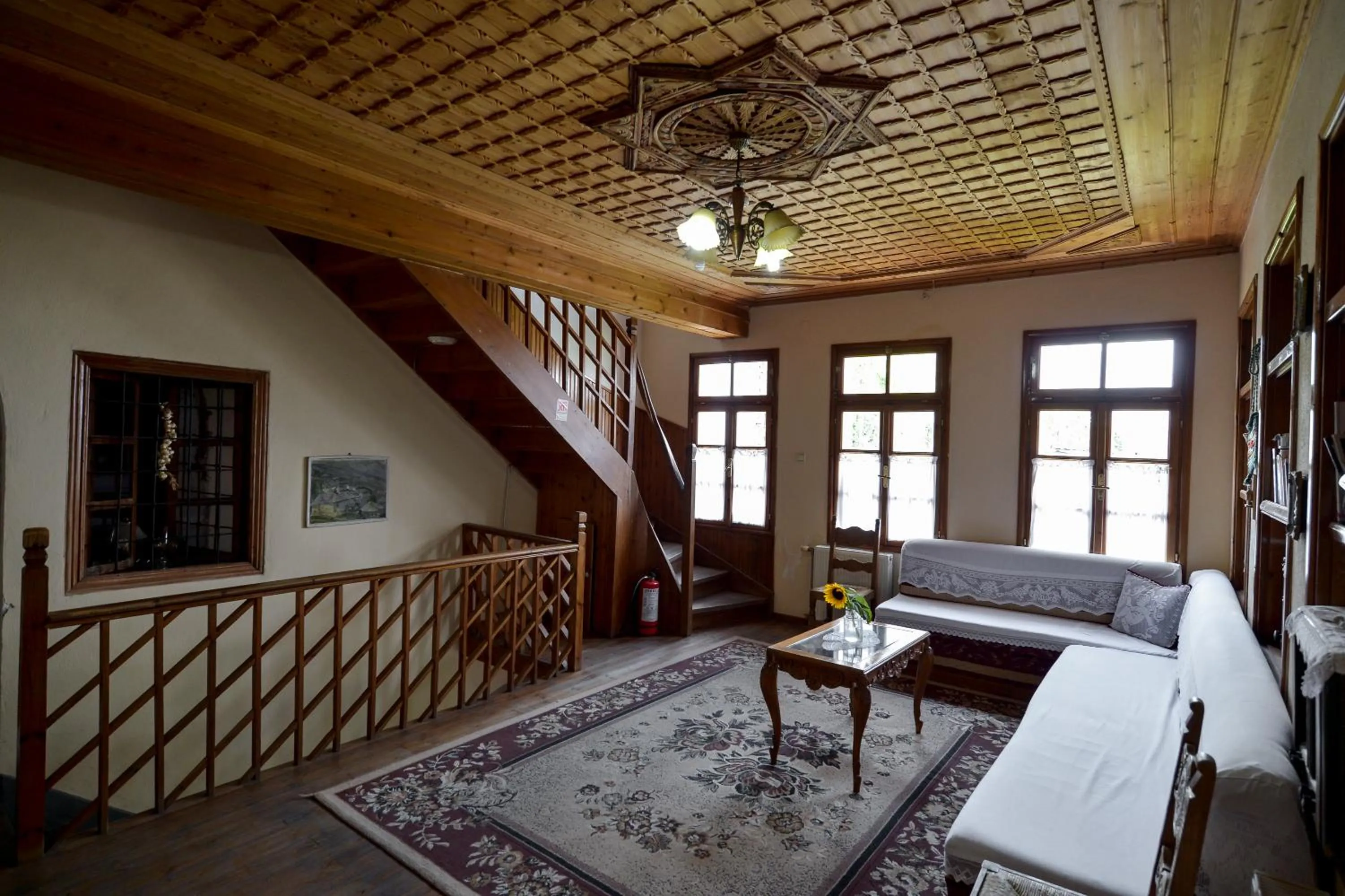 Seating area in Hotel Kalemi