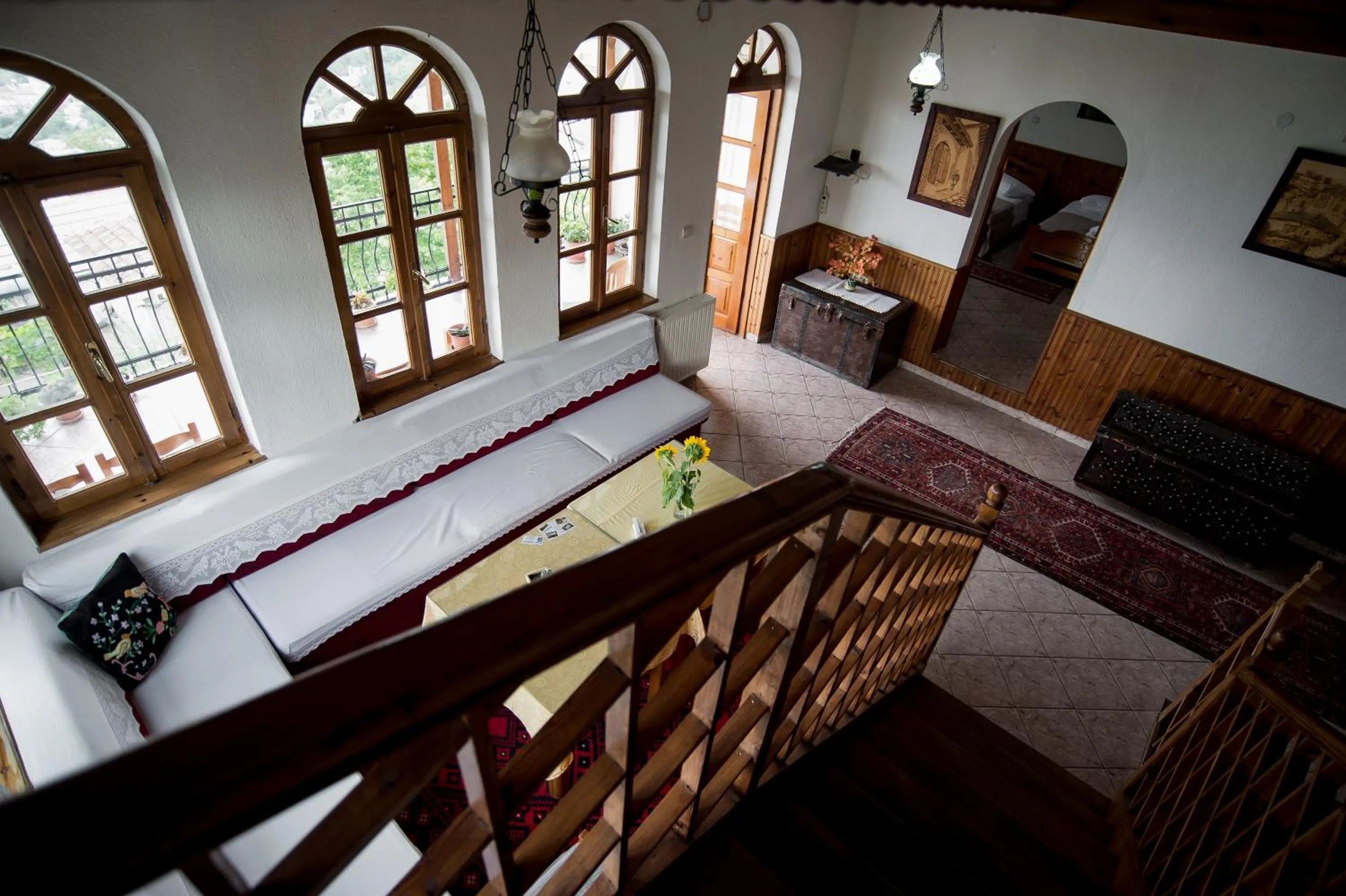 Seating area, Bed in Hotel Kalemi