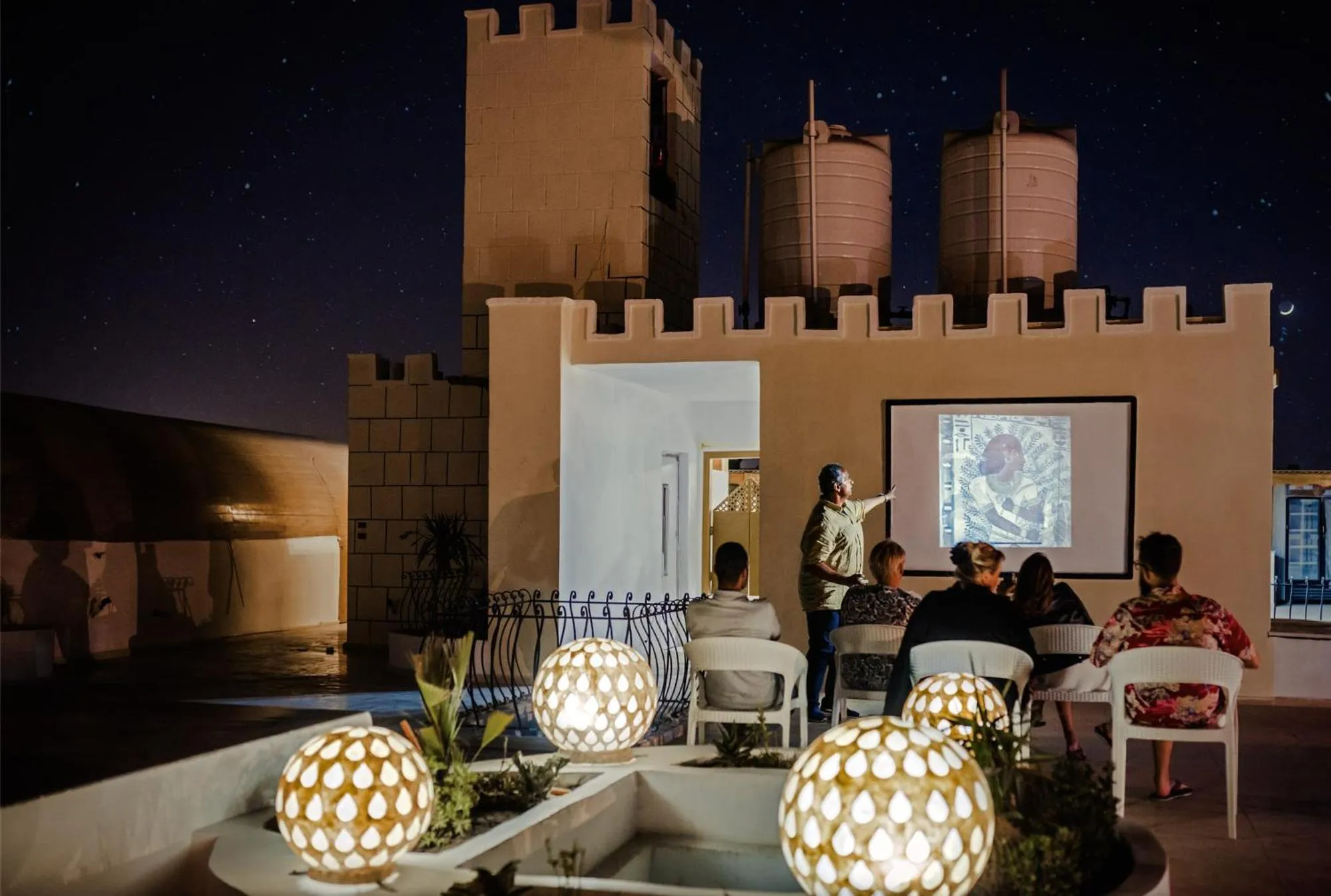 Patio in Desert Moon