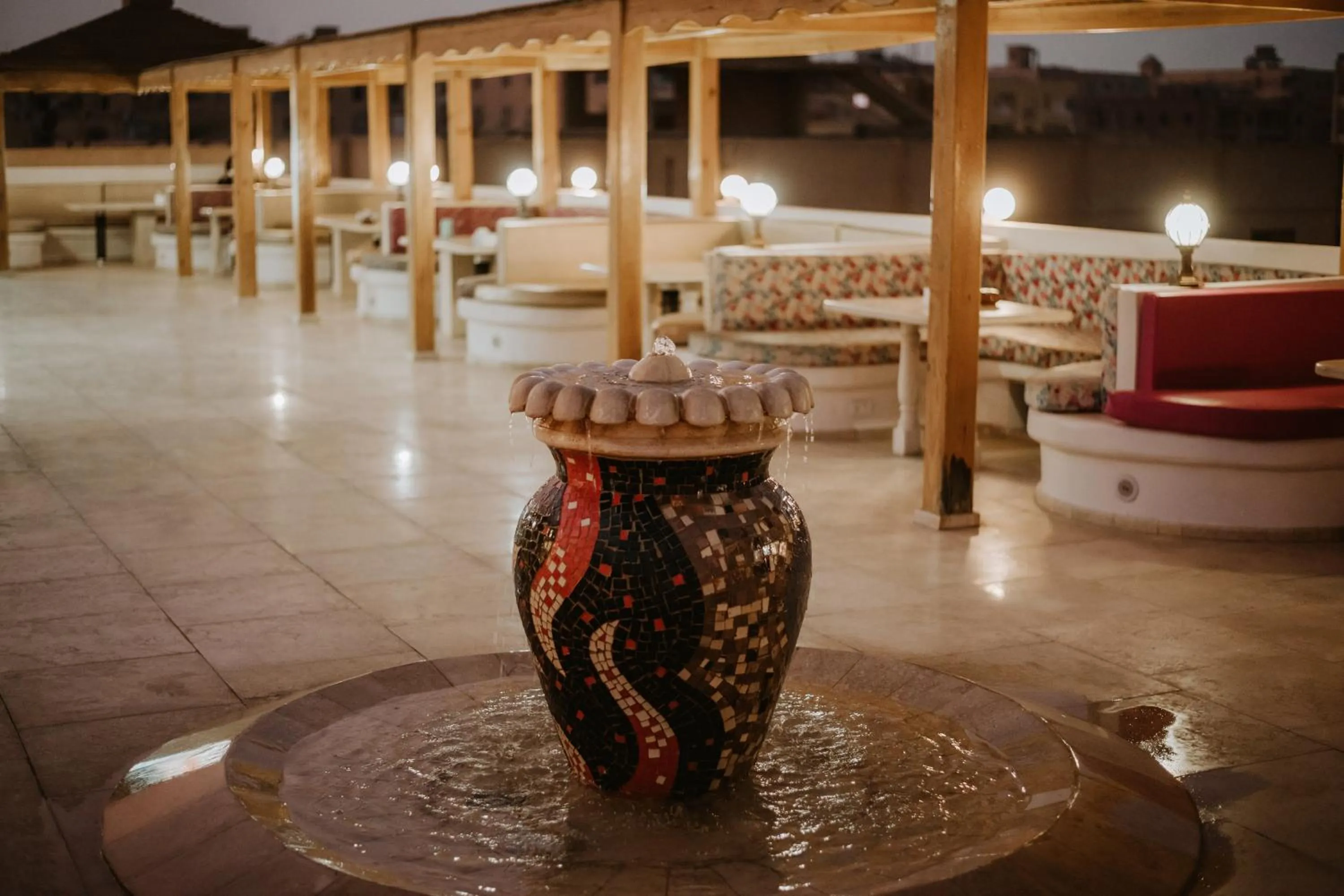 Patio in Desert Moon