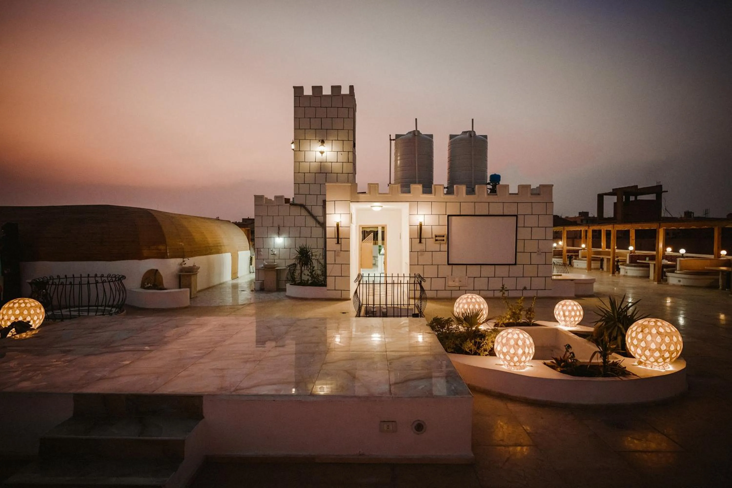 Patio in Desert Moon