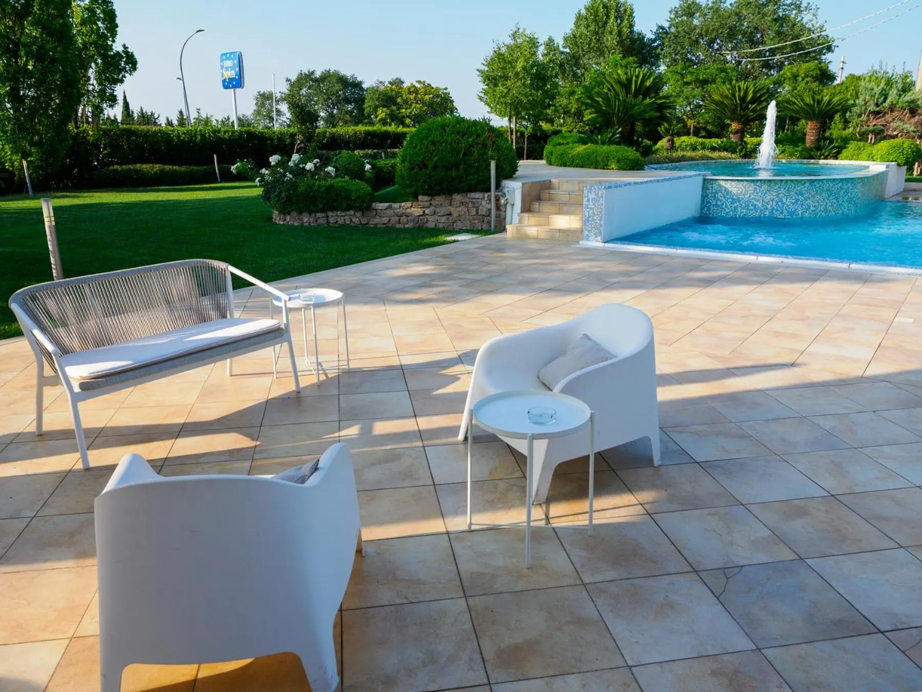 Patio in Hotel Altamira