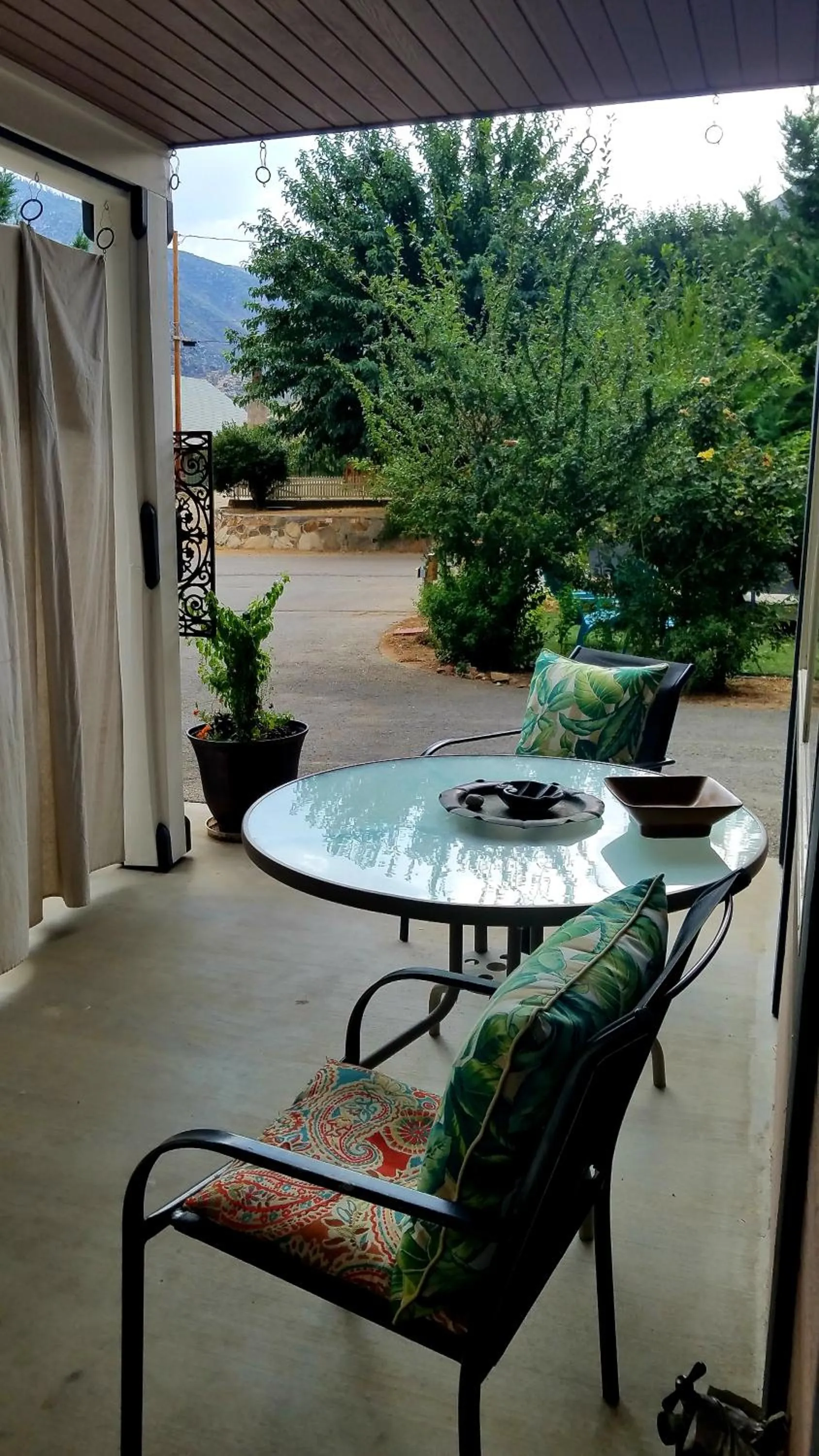 Patio in Sacred Mtn River Suites