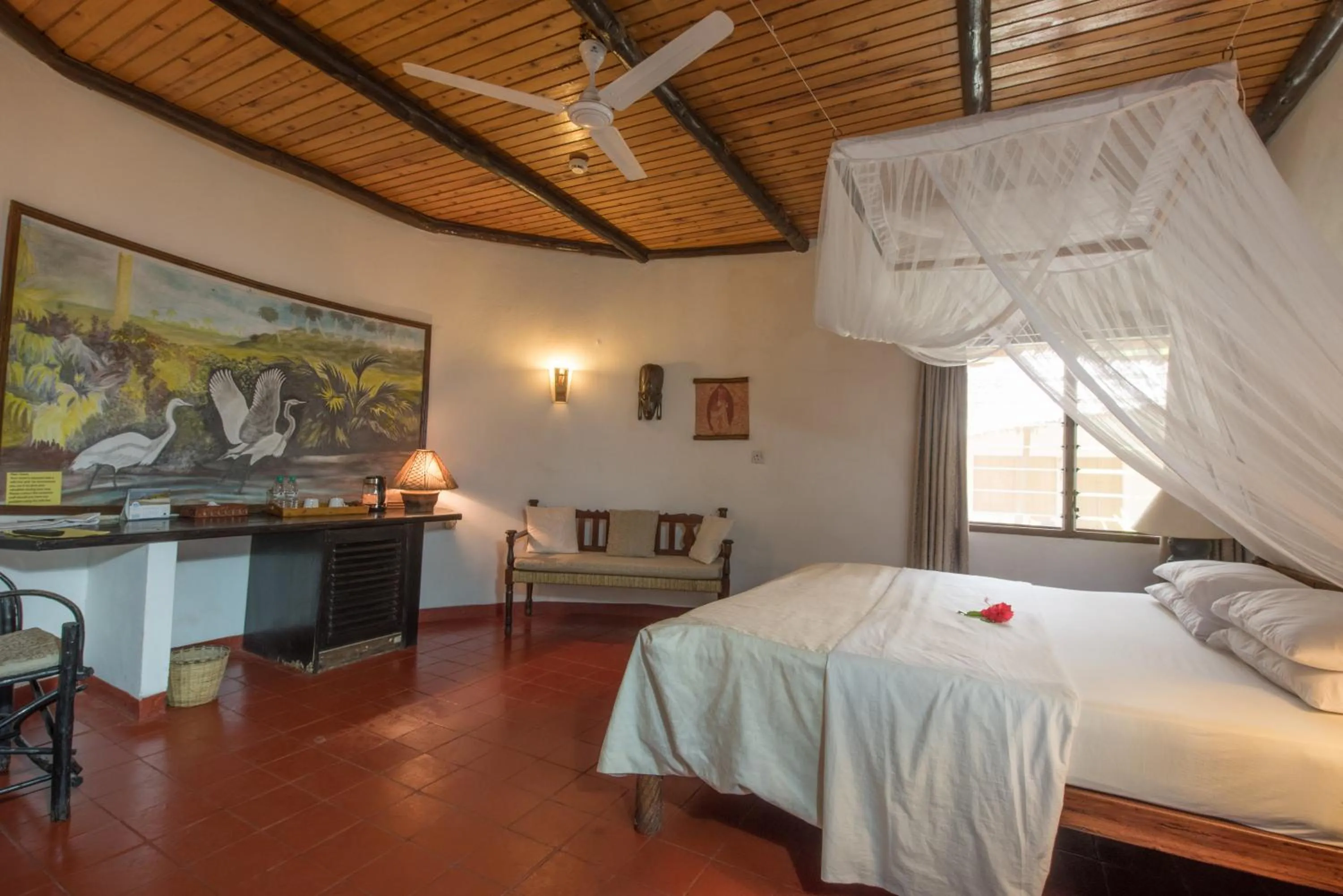 Bed in Baobab Sea Lodge