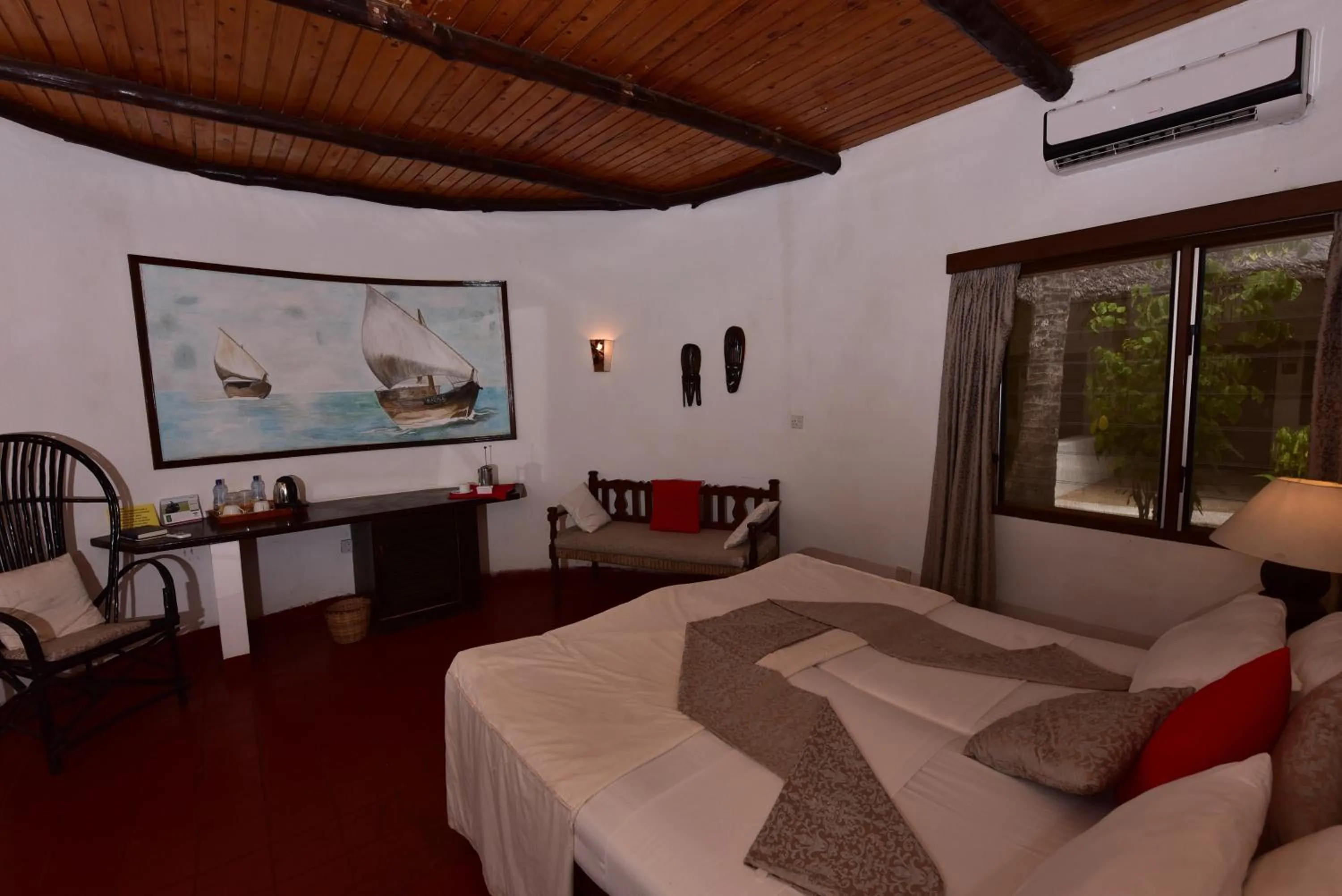 Bed in Baobab Sea Lodge