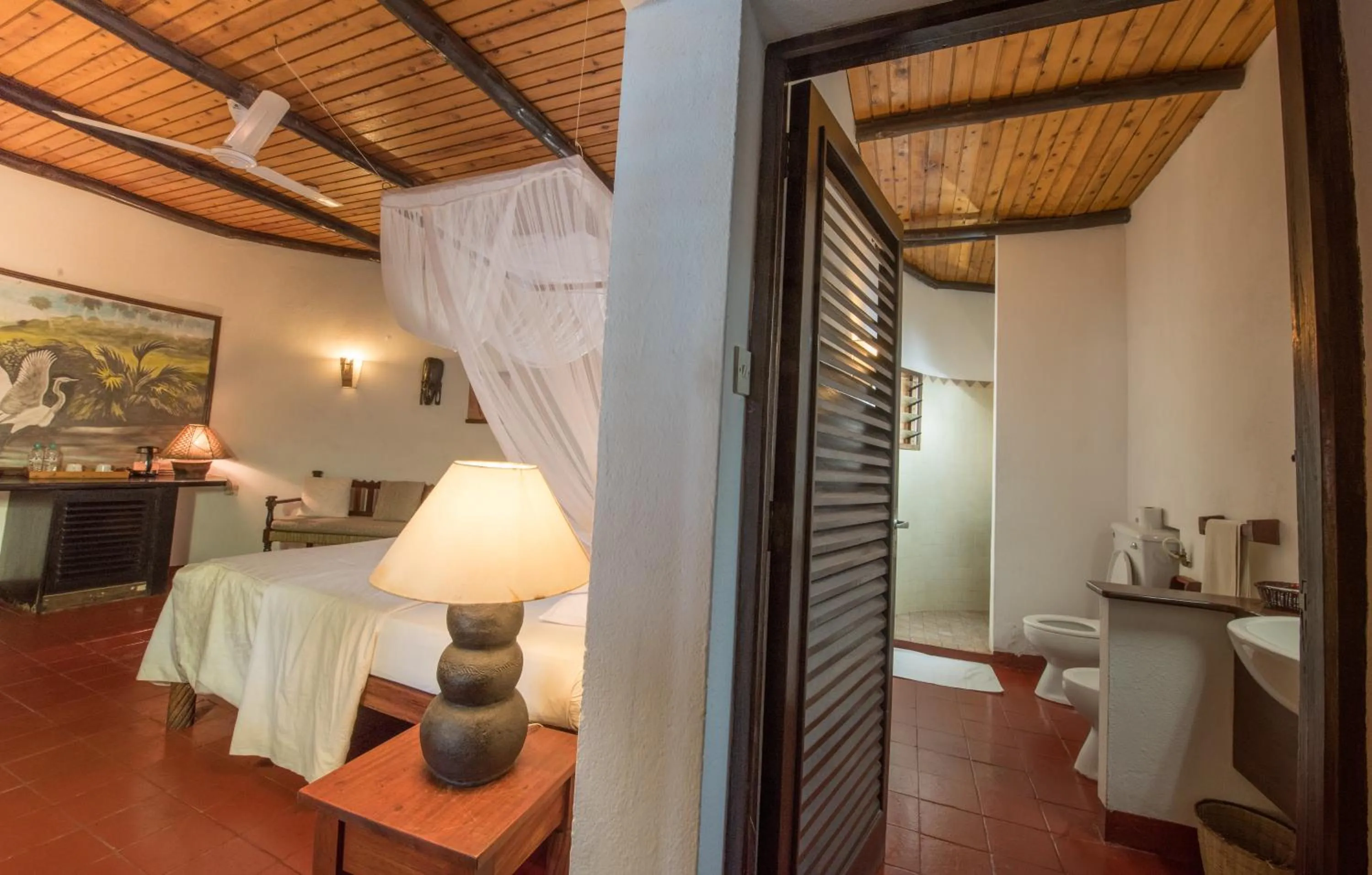 Bed in Baobab Sea Lodge