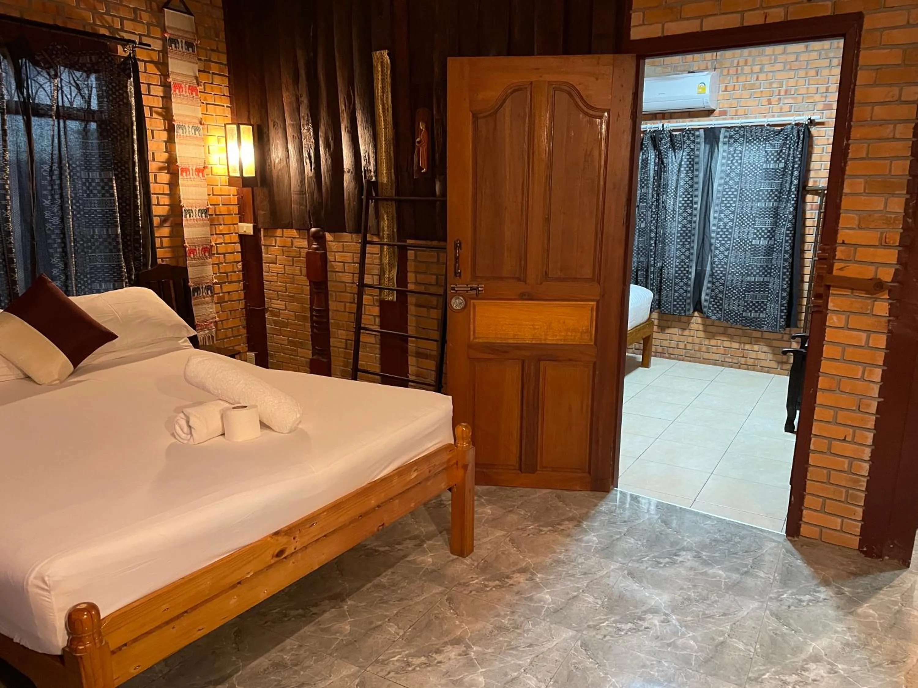 Bedroom, Bed in Boutique House Nipha