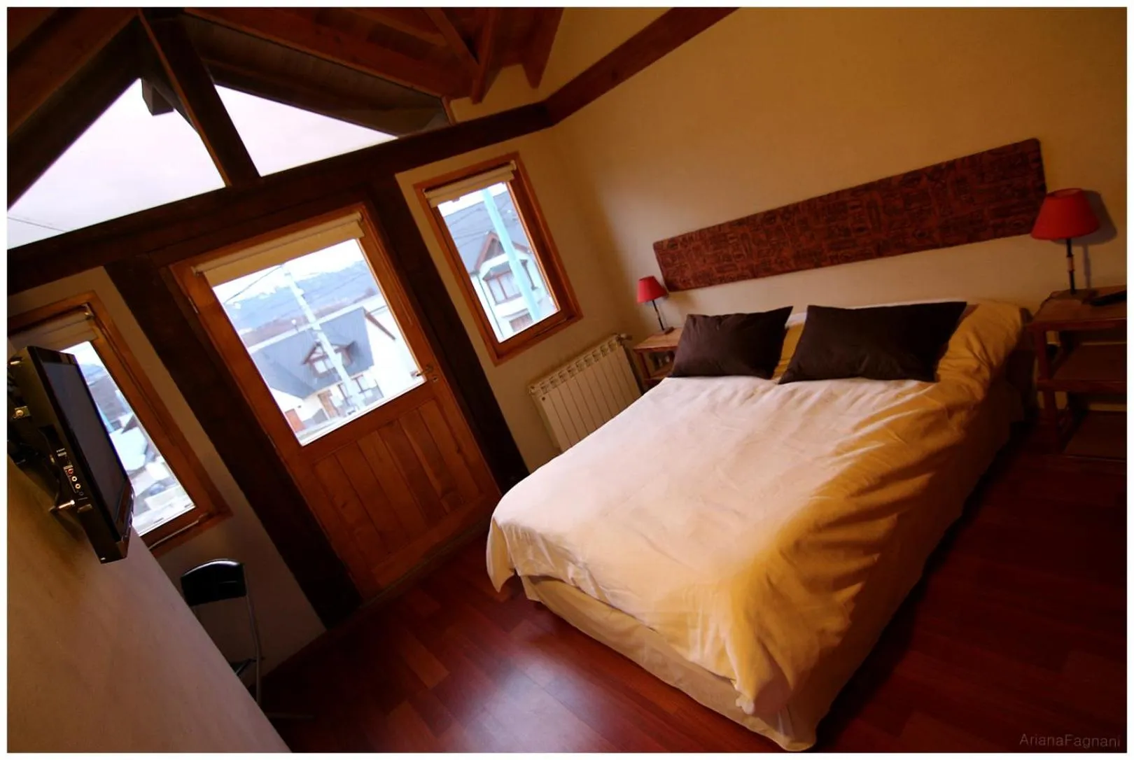 Day, Bed in Aires del Beagle Apartment