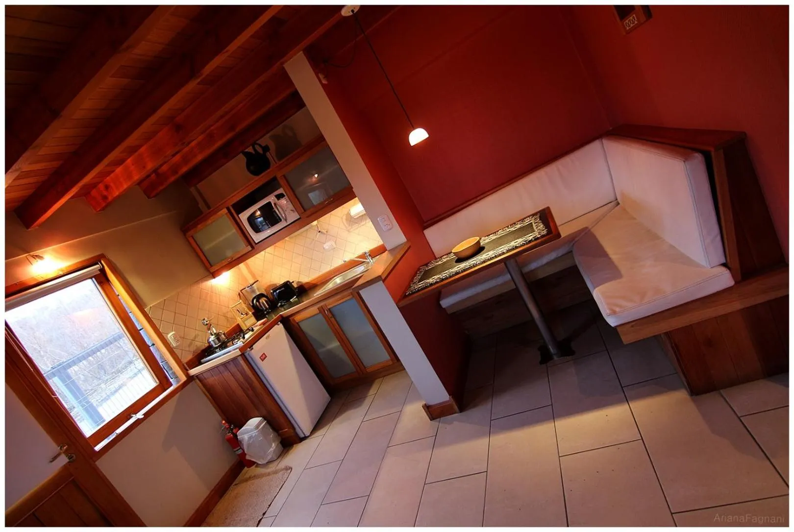 Kitchen or kitchenette in Aires del Beagle Apartment
